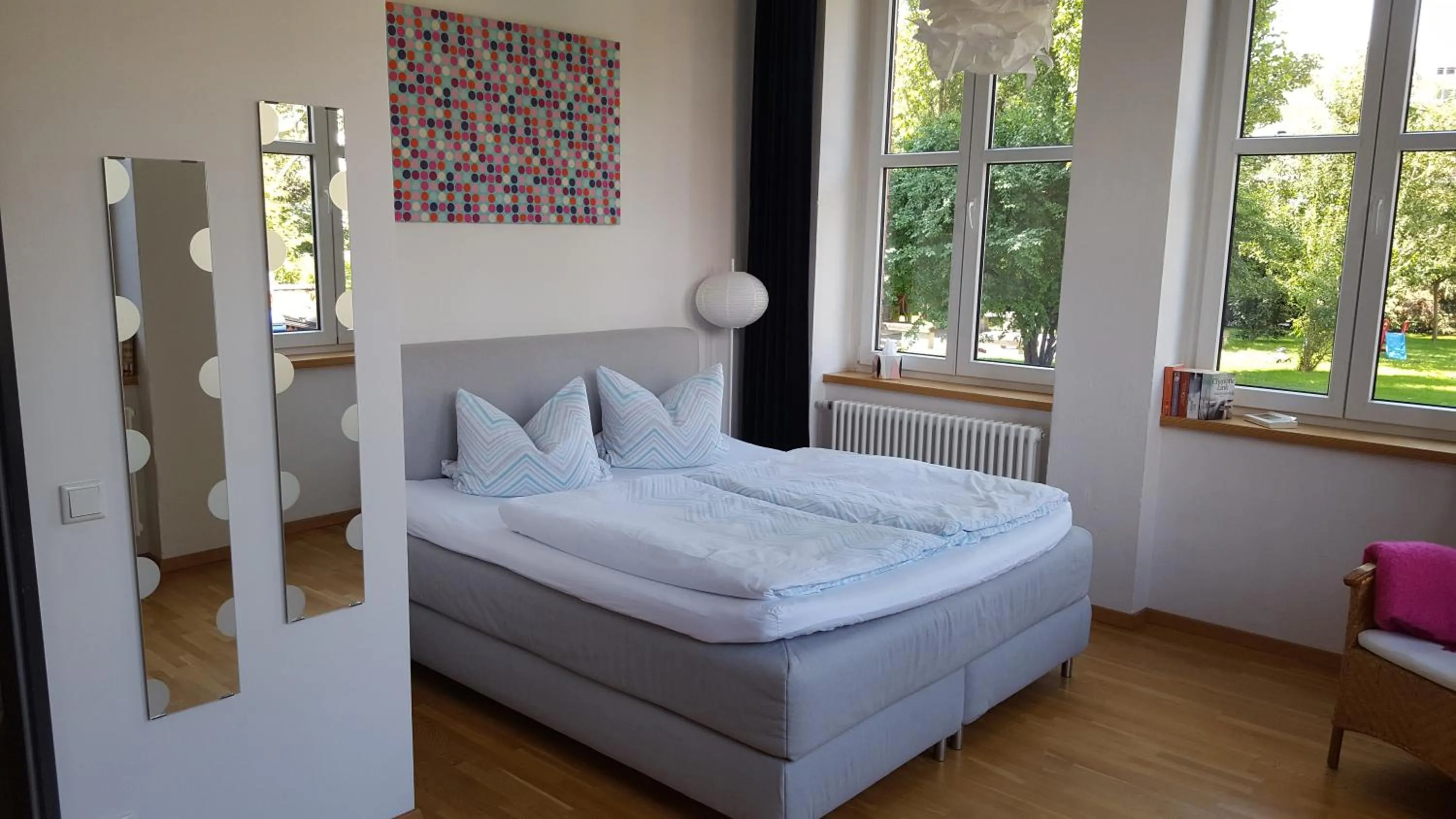 Bedroom, Bed in ARYVE JC Studio - Altstadtnahes Boutique Apartment mit Markenmatratzen auf Hotelniveau inklusive kostenfreiem Parkplatz