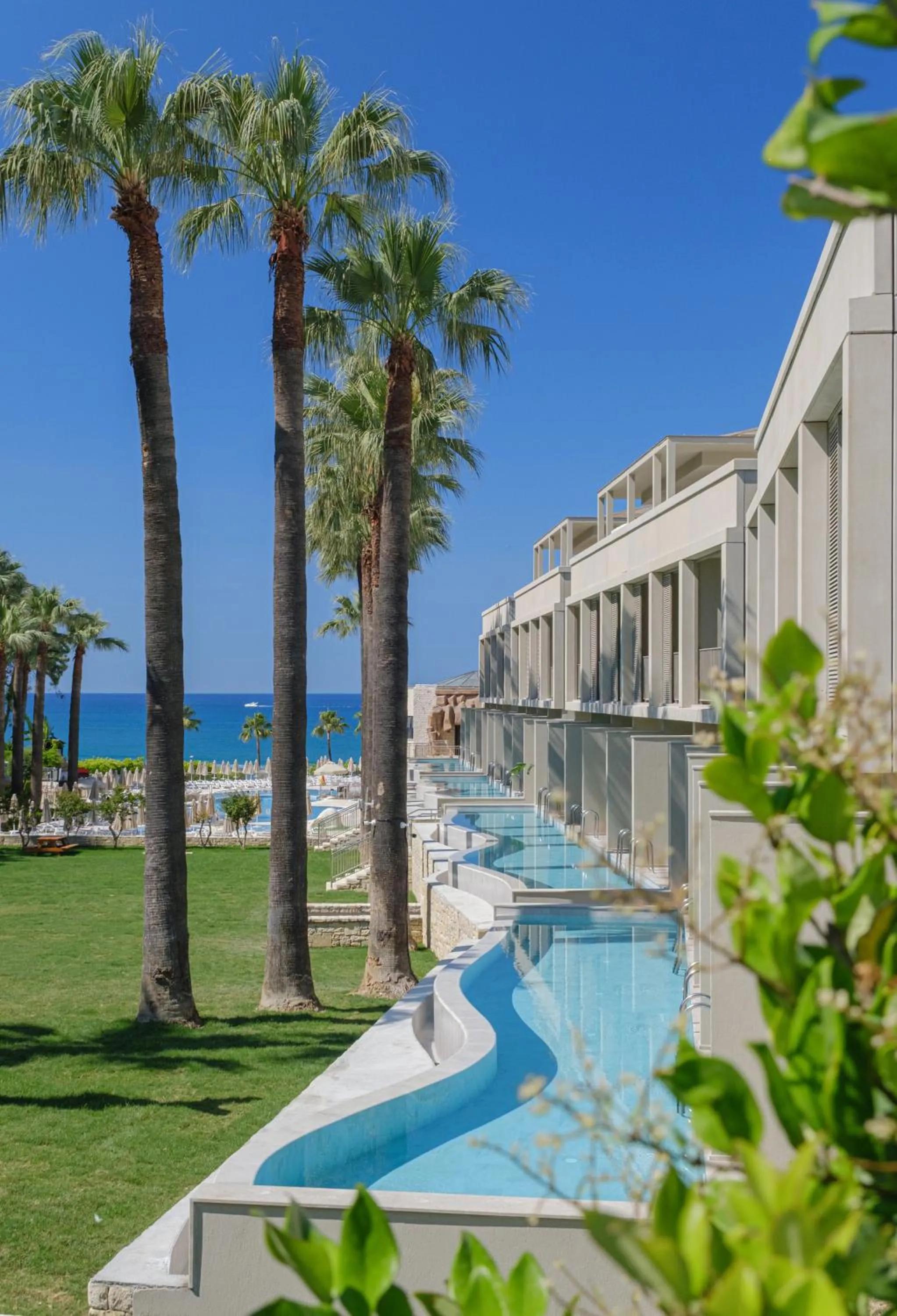 Pool view in Club Melas Privé