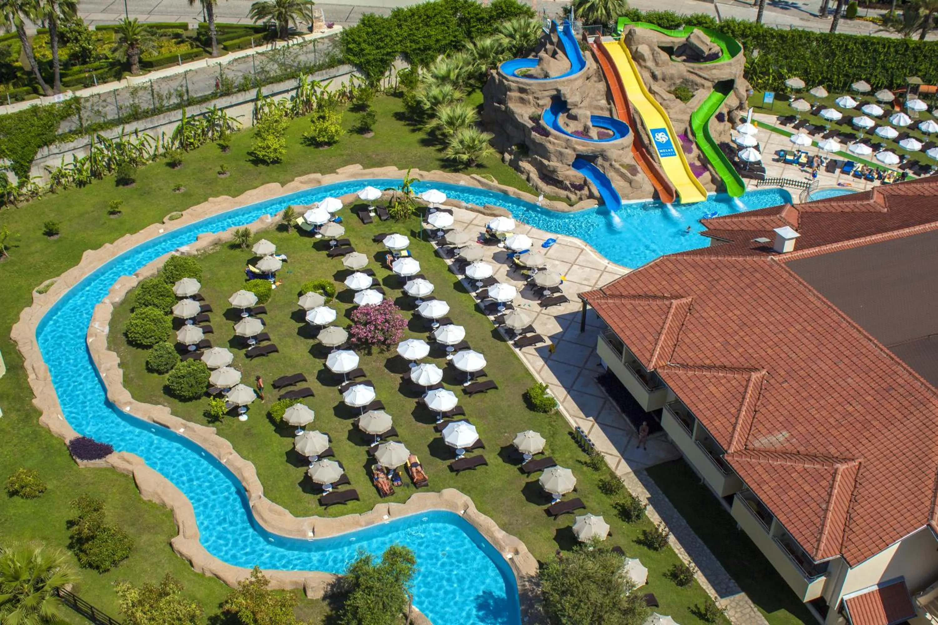 Aqua park in Melas Holiday Village