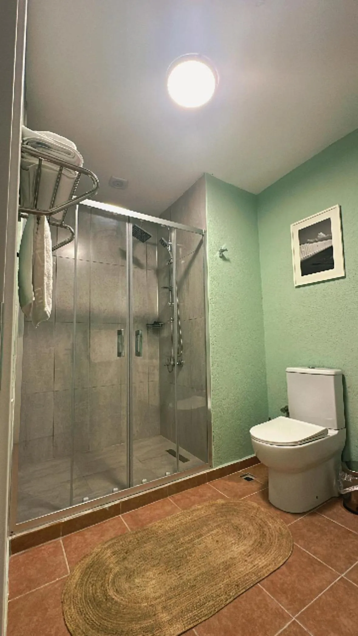 Shower in Hanole Macaron Guest House