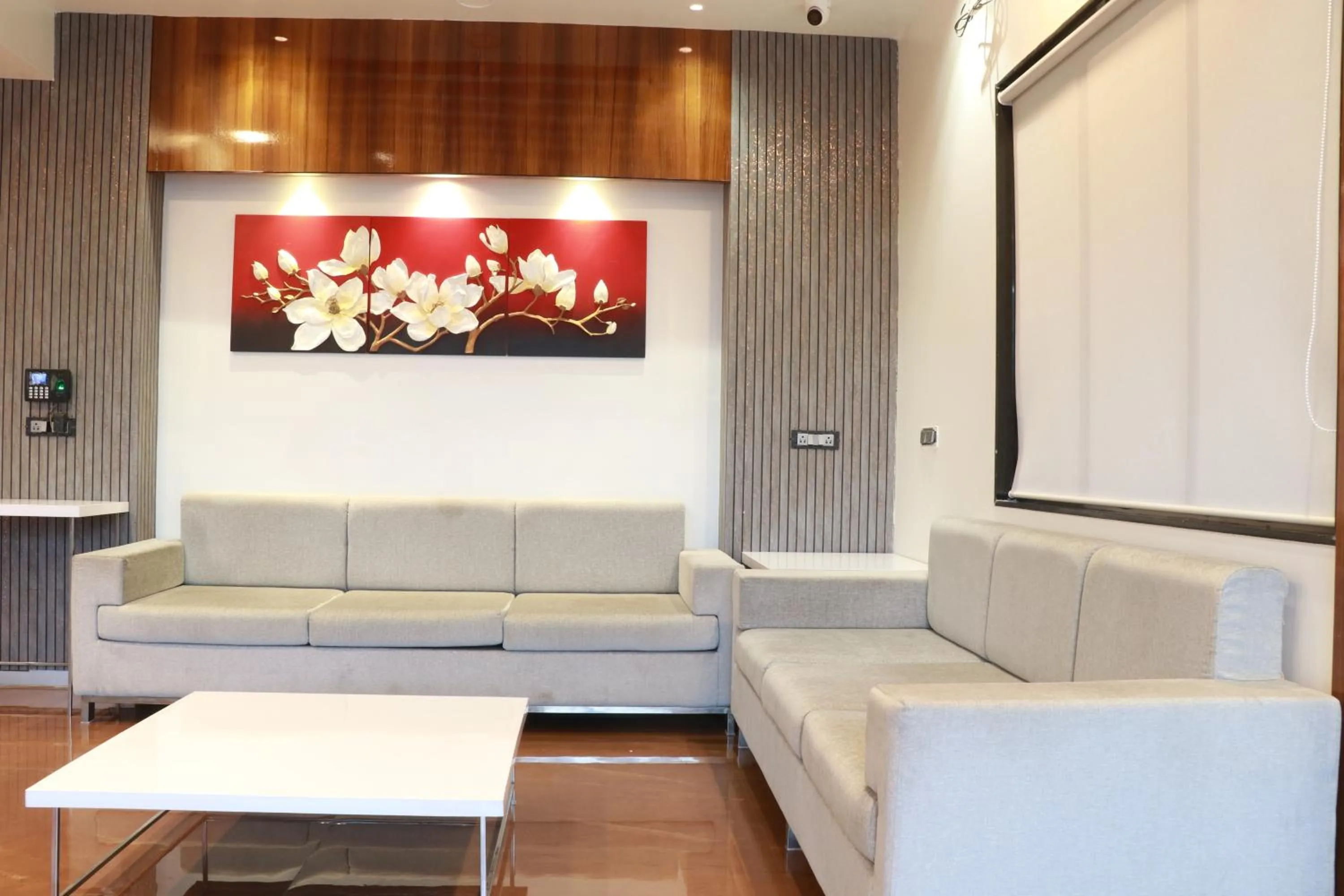 Seating area in Hotel Yash Executive