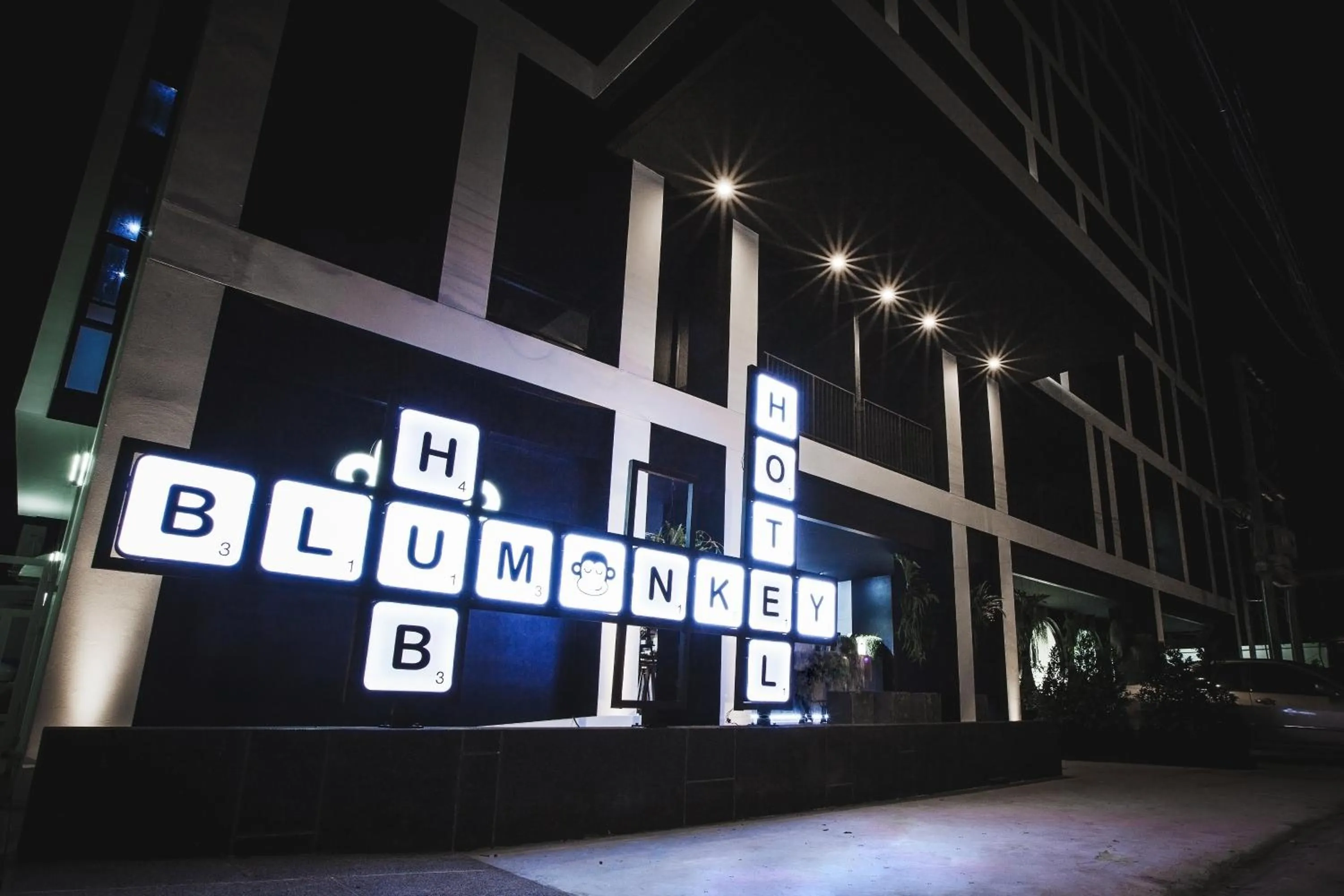 Facade/entrance in Blu Monkey Hub and Hotel Phuket Town- Free All Day Coworking space