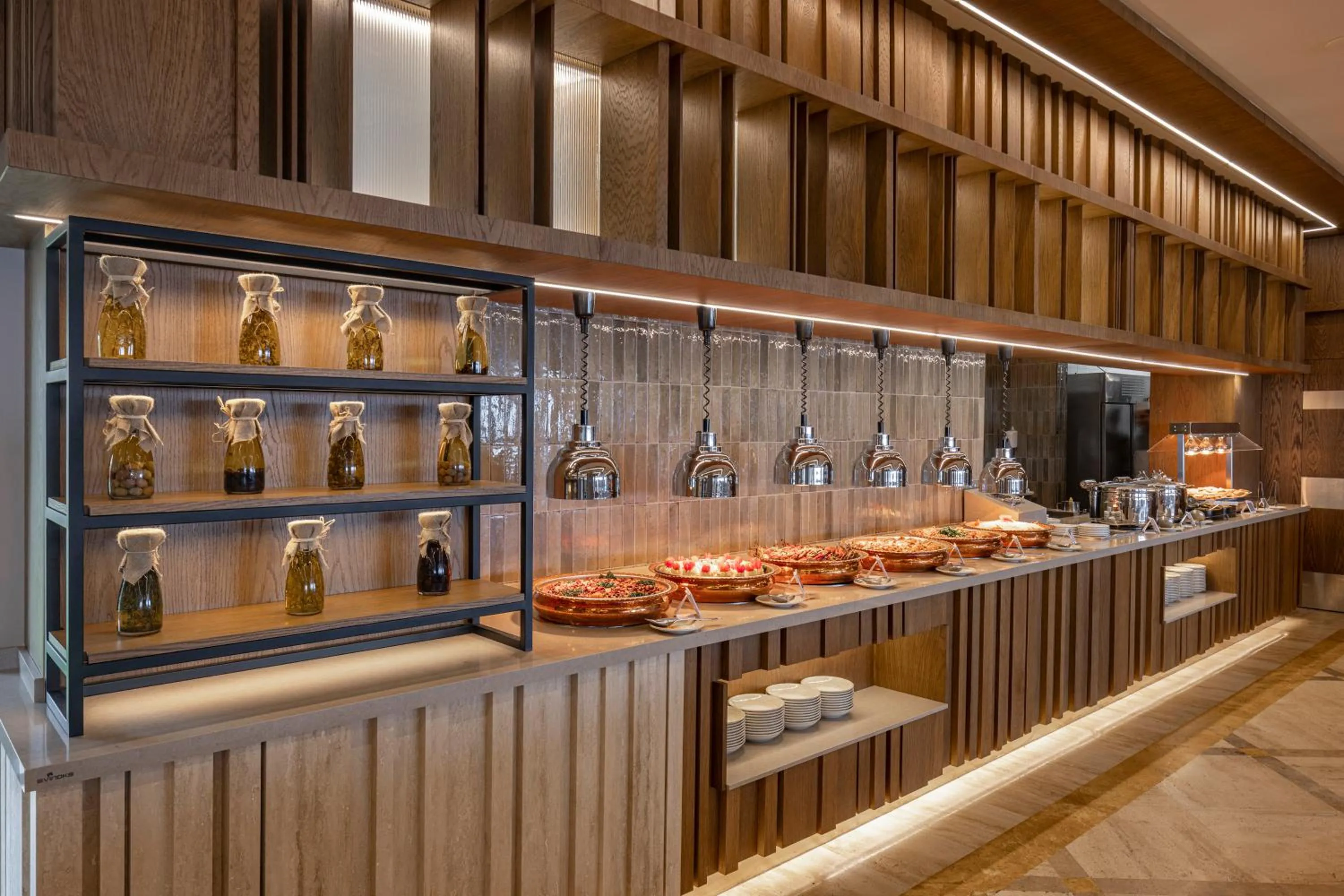 Kitchen or kitchenette in Melas Resort Hotel