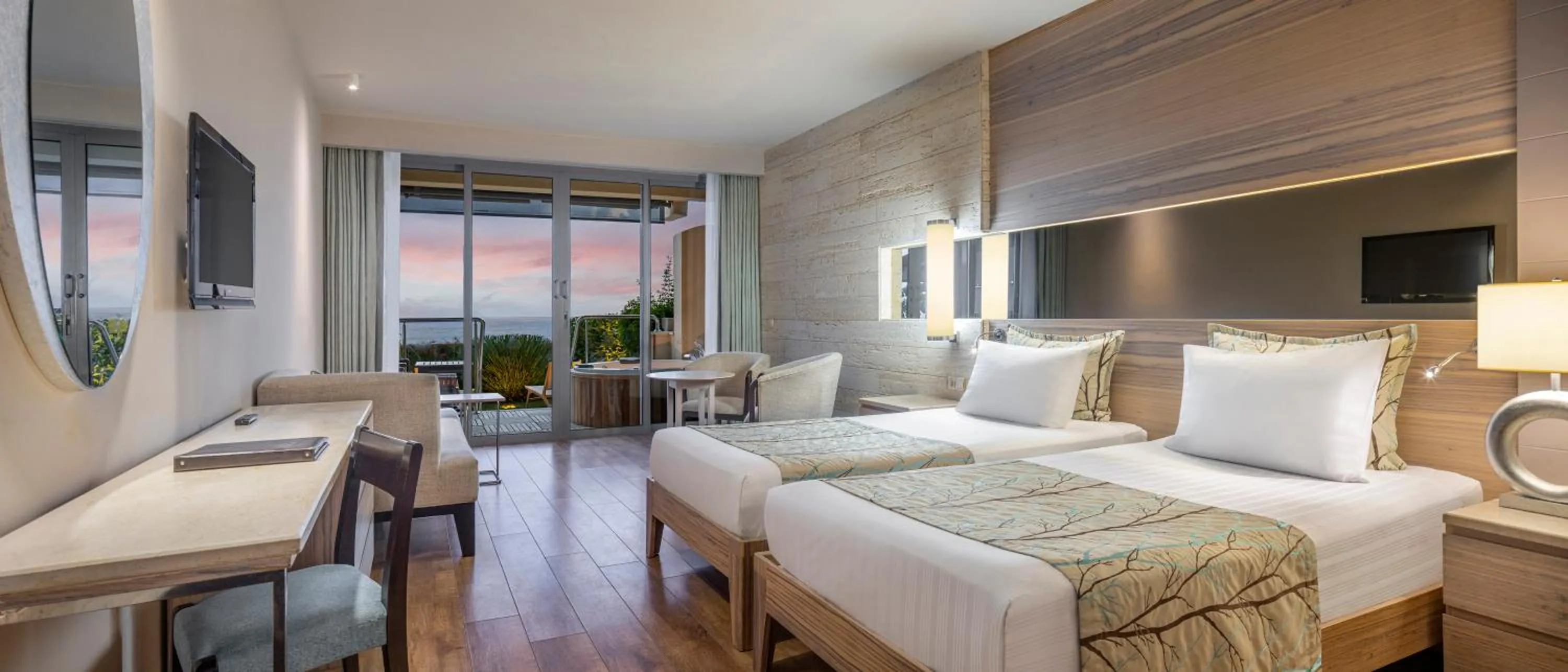 Bed in Melas Resort Hotel