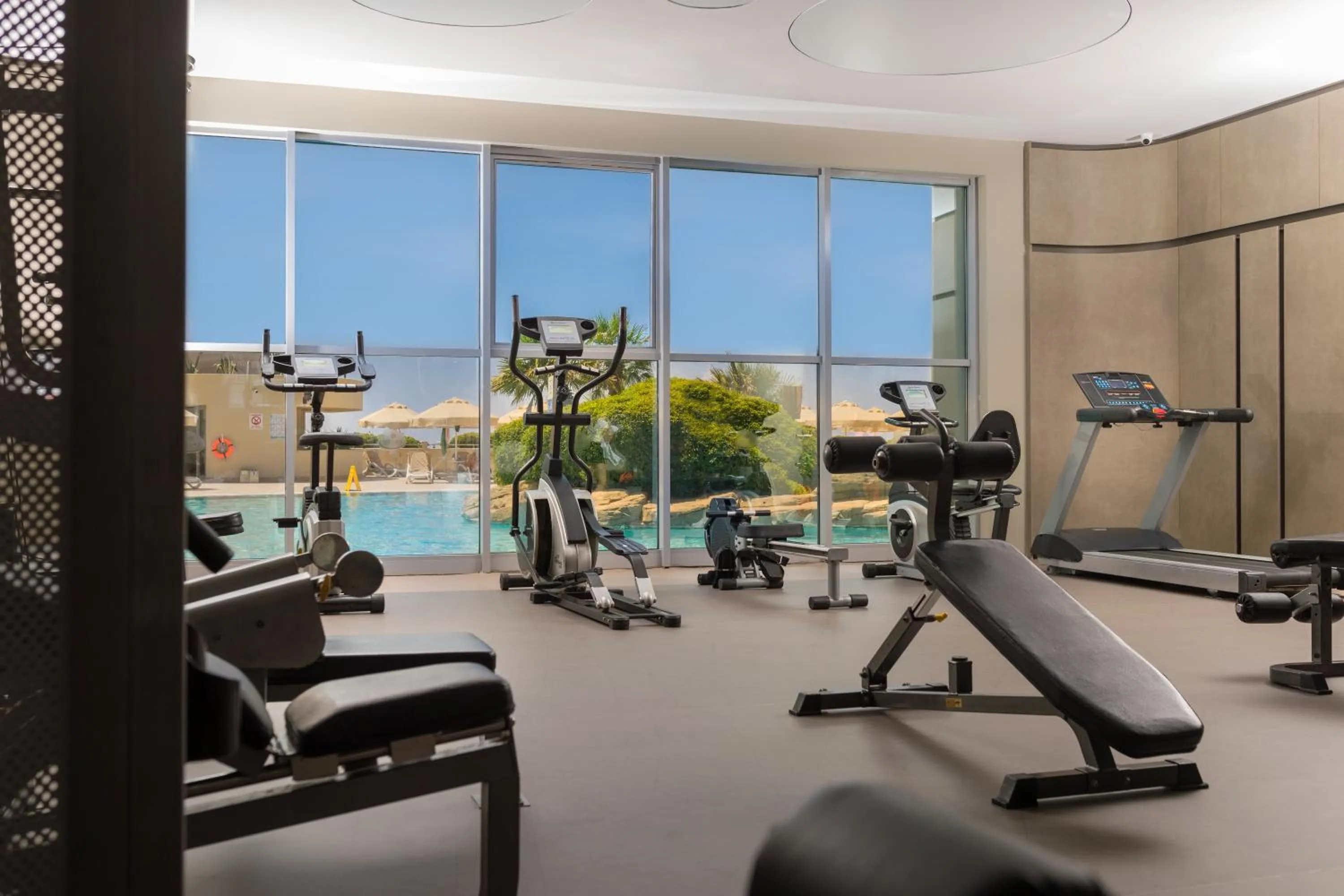 Fitness centre/facilities in Melas Resort Hotel