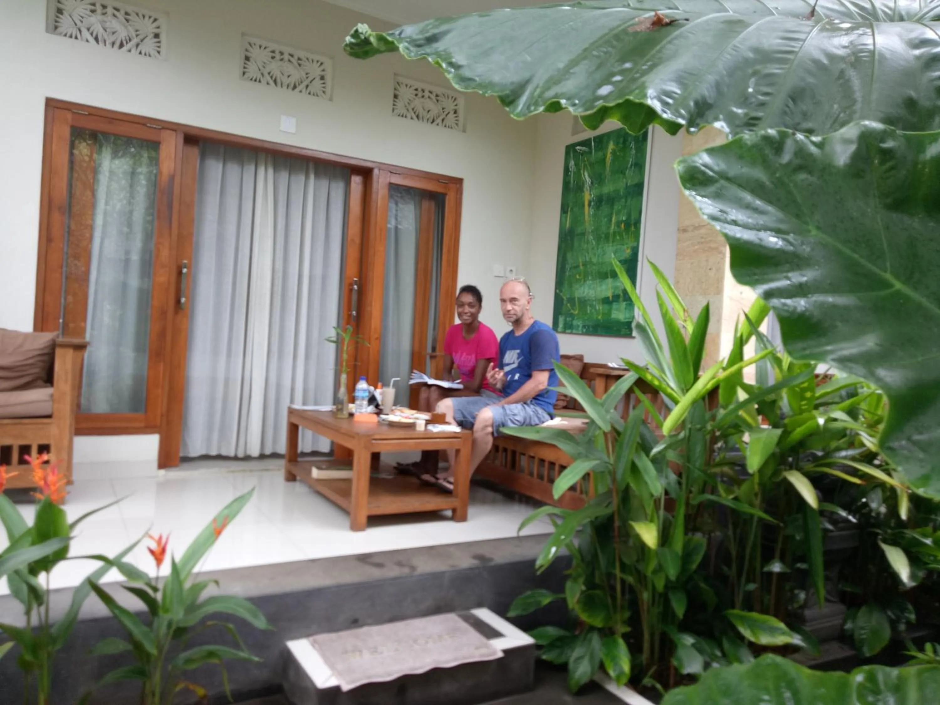 Garden view in Suryadina Guest House