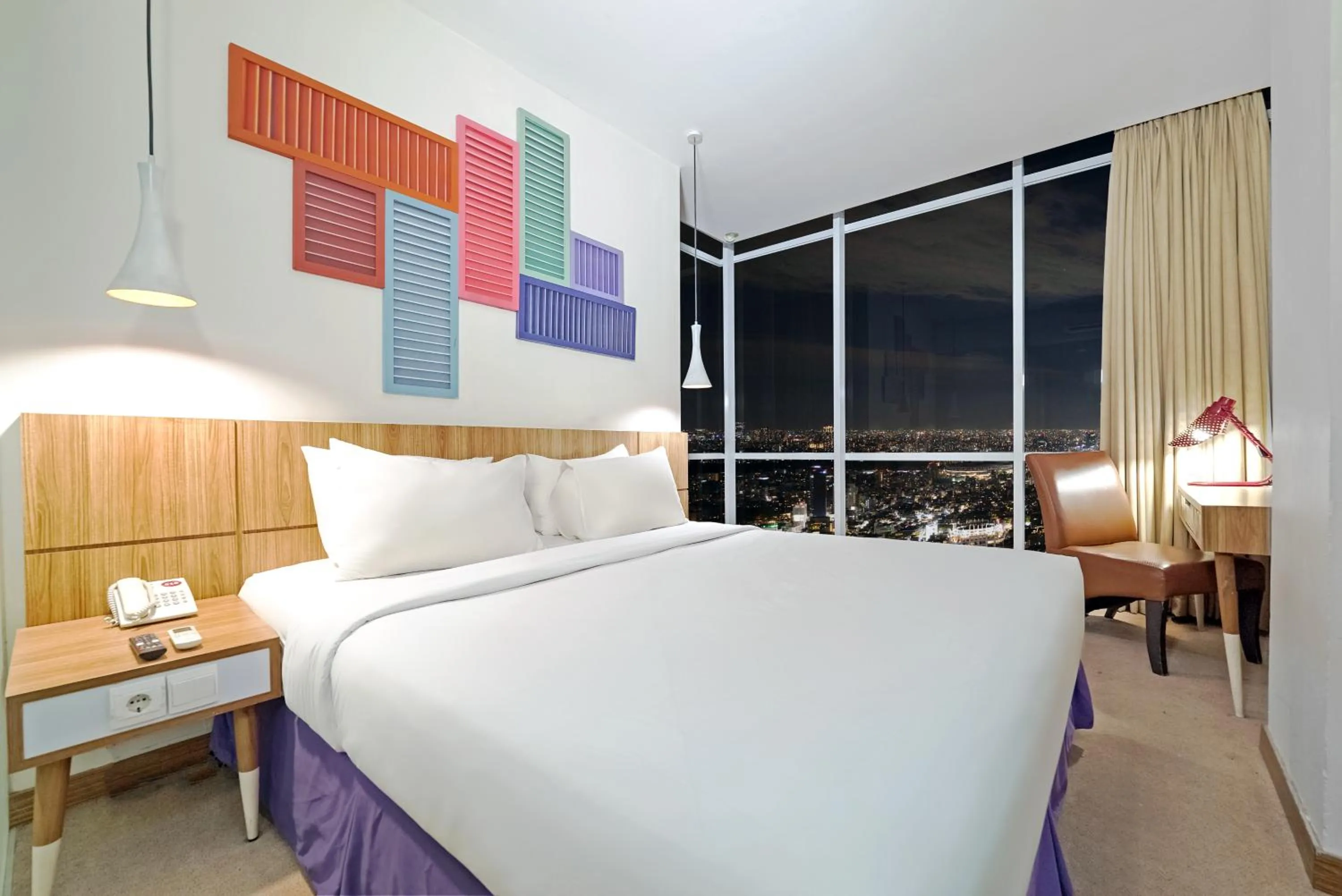 Bed in Tjokro Style Yogyakarta