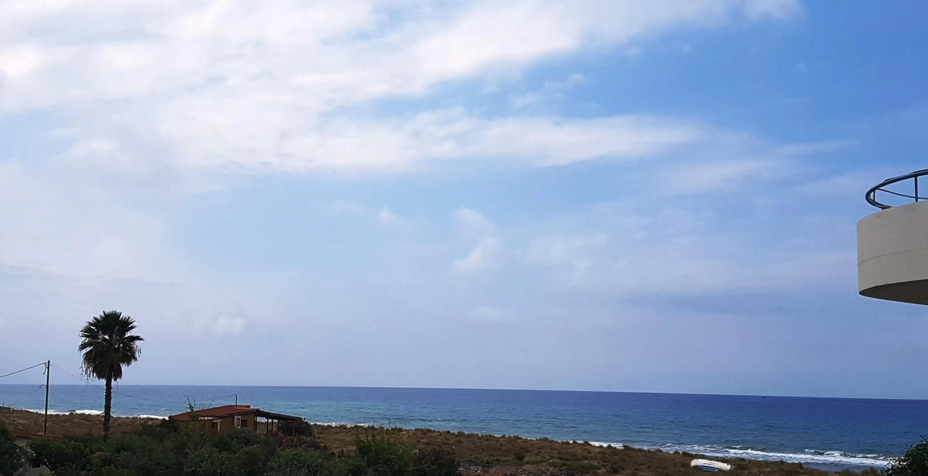 Balcony/Terrace in Ostria Hotel Kakovatos Beach