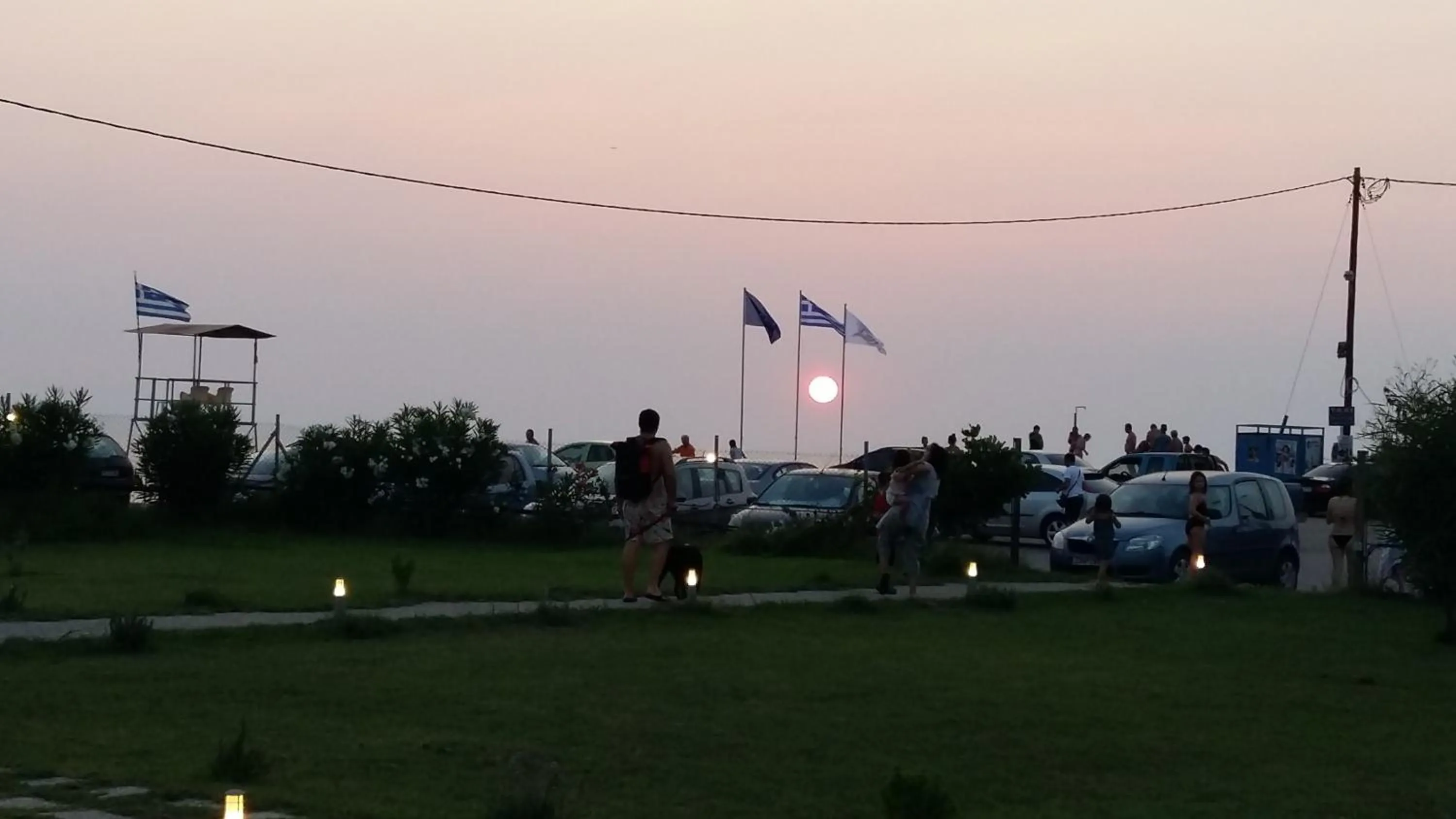 Garden in Ostria Hotel Kakovatos Beach