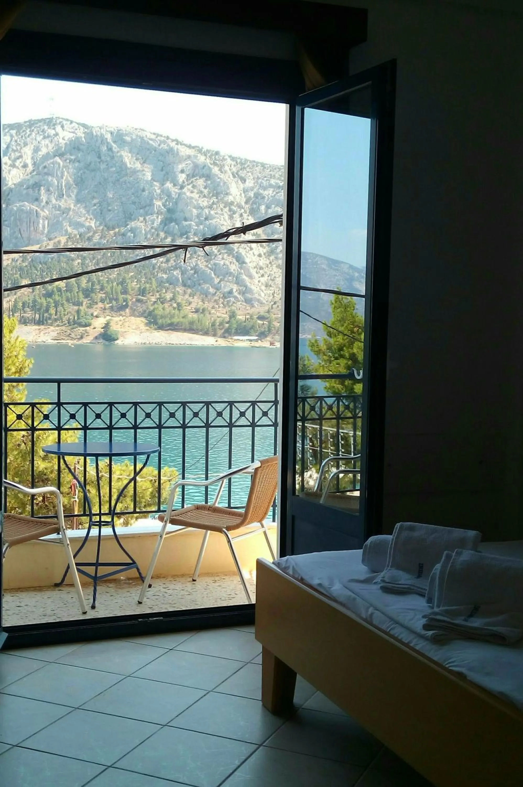 Sea view, Bed in Iridanos