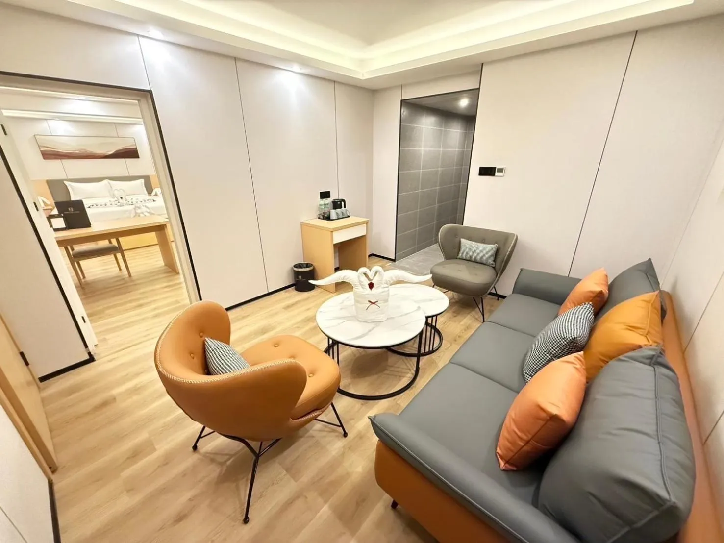 Living room in Rama9 No1 Hotel