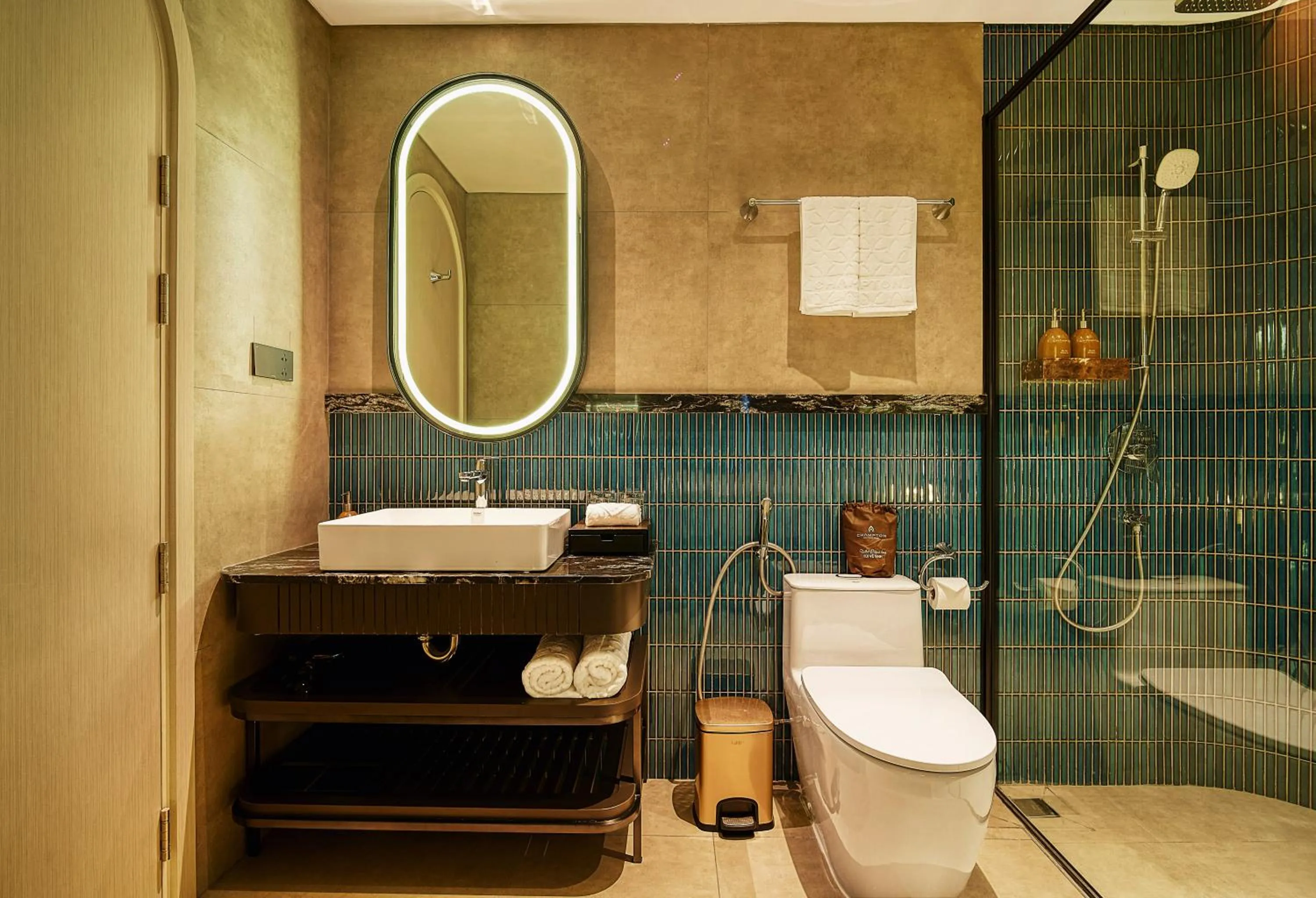 Shower in Champton Nha Trang Hotel