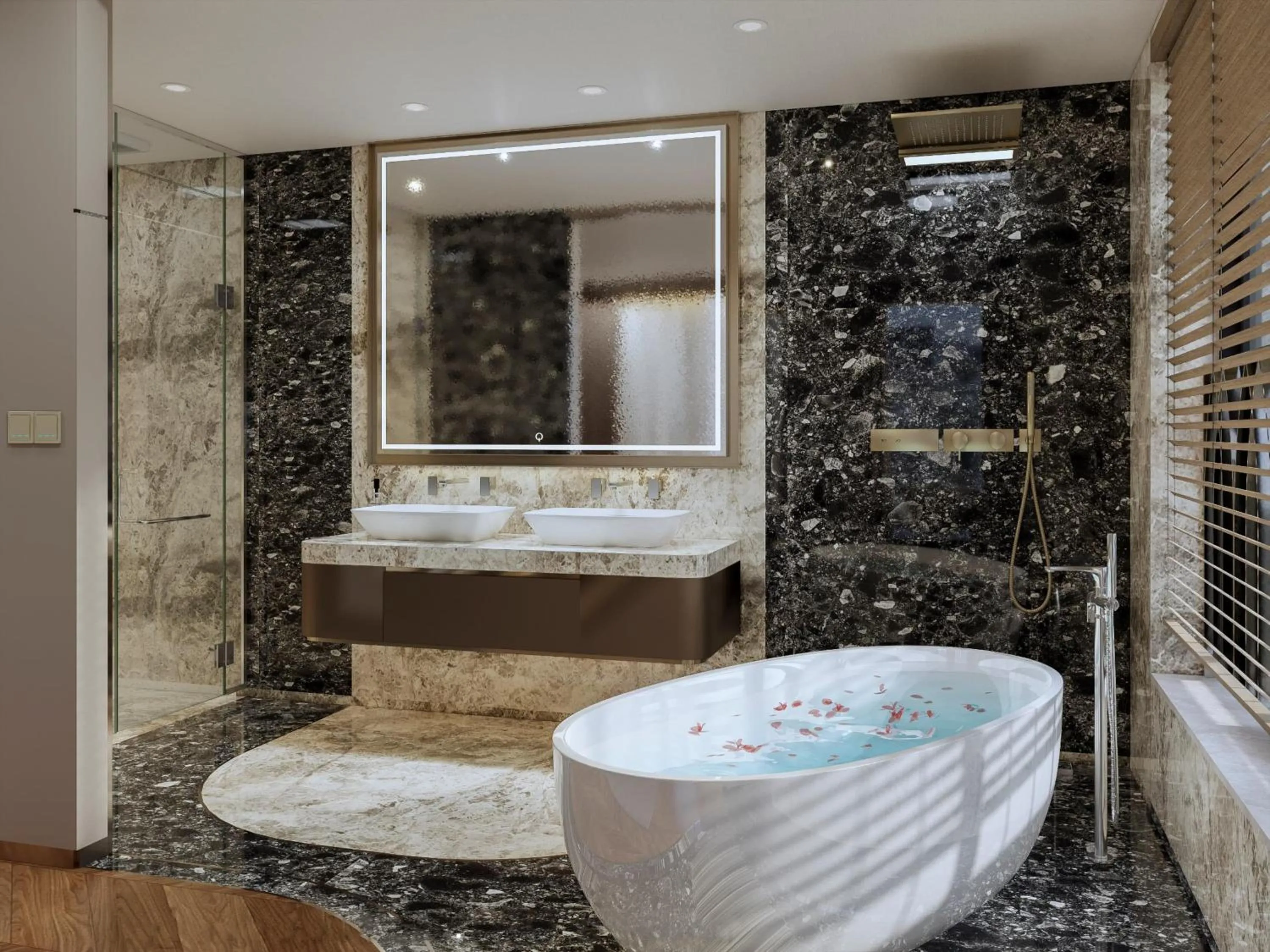 Shower in Champton Nha Trang Hotel