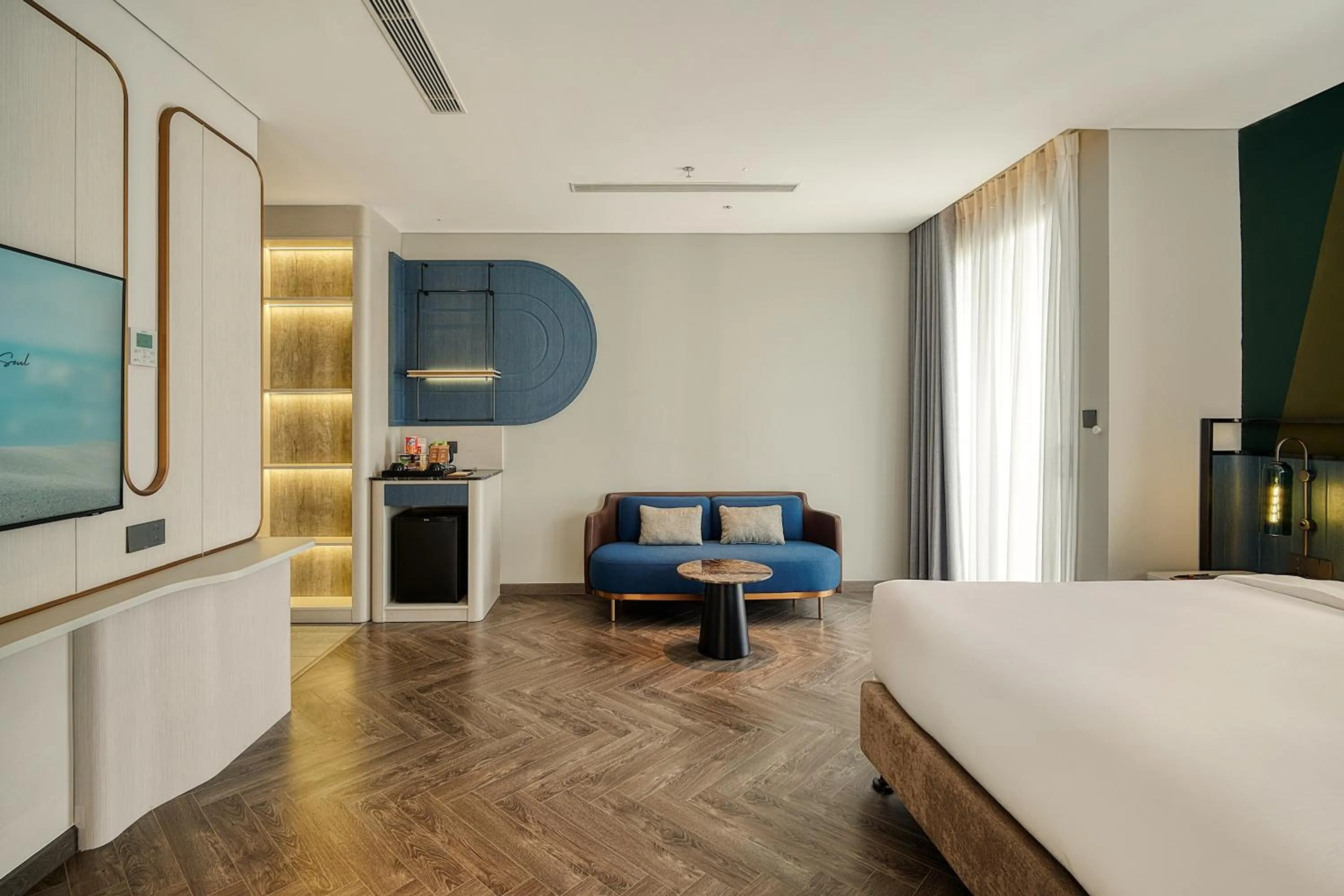 Bed in Champton Nha Trang Hotel