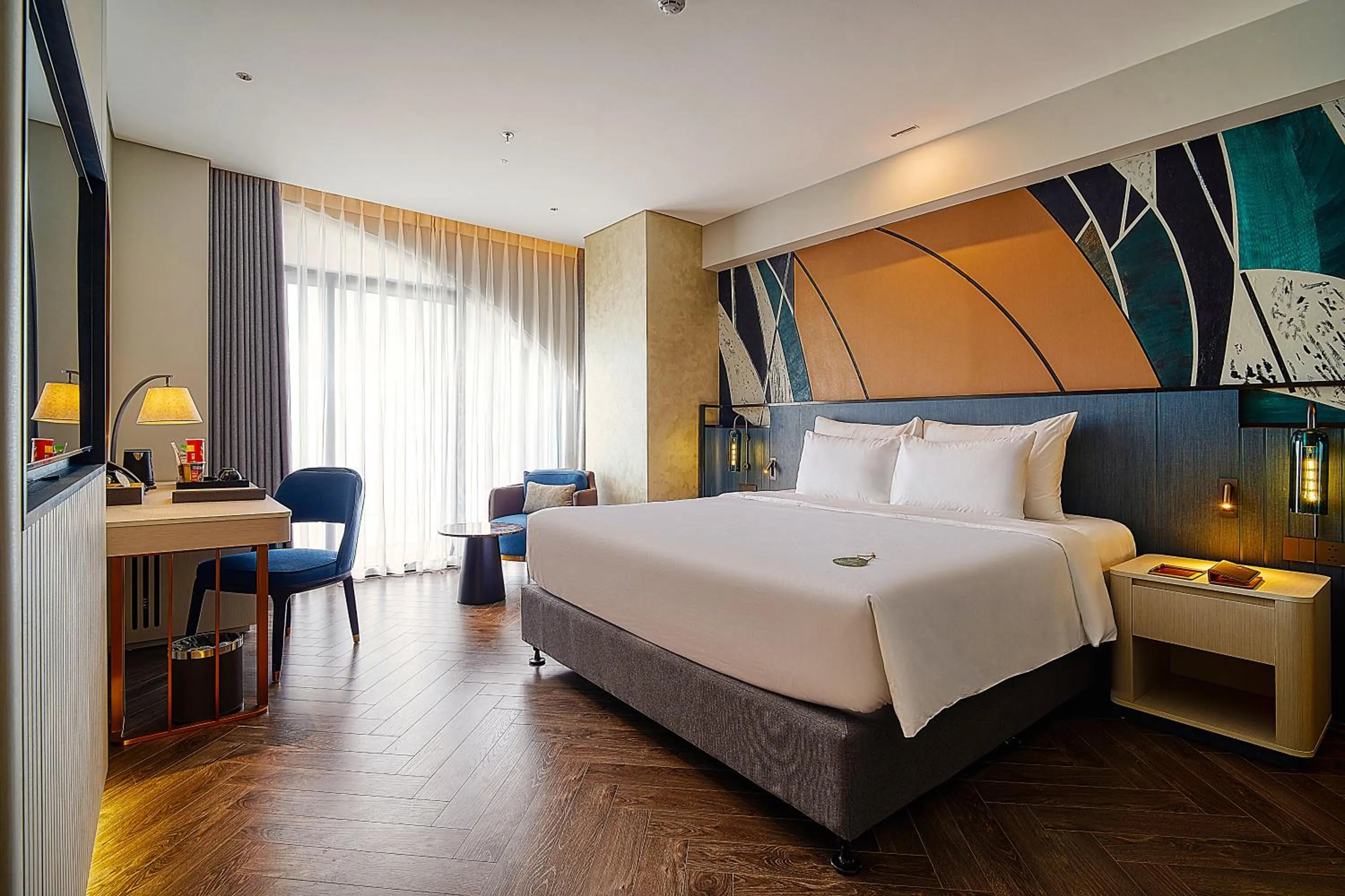 Bed in Champton Nha Trang Hotel