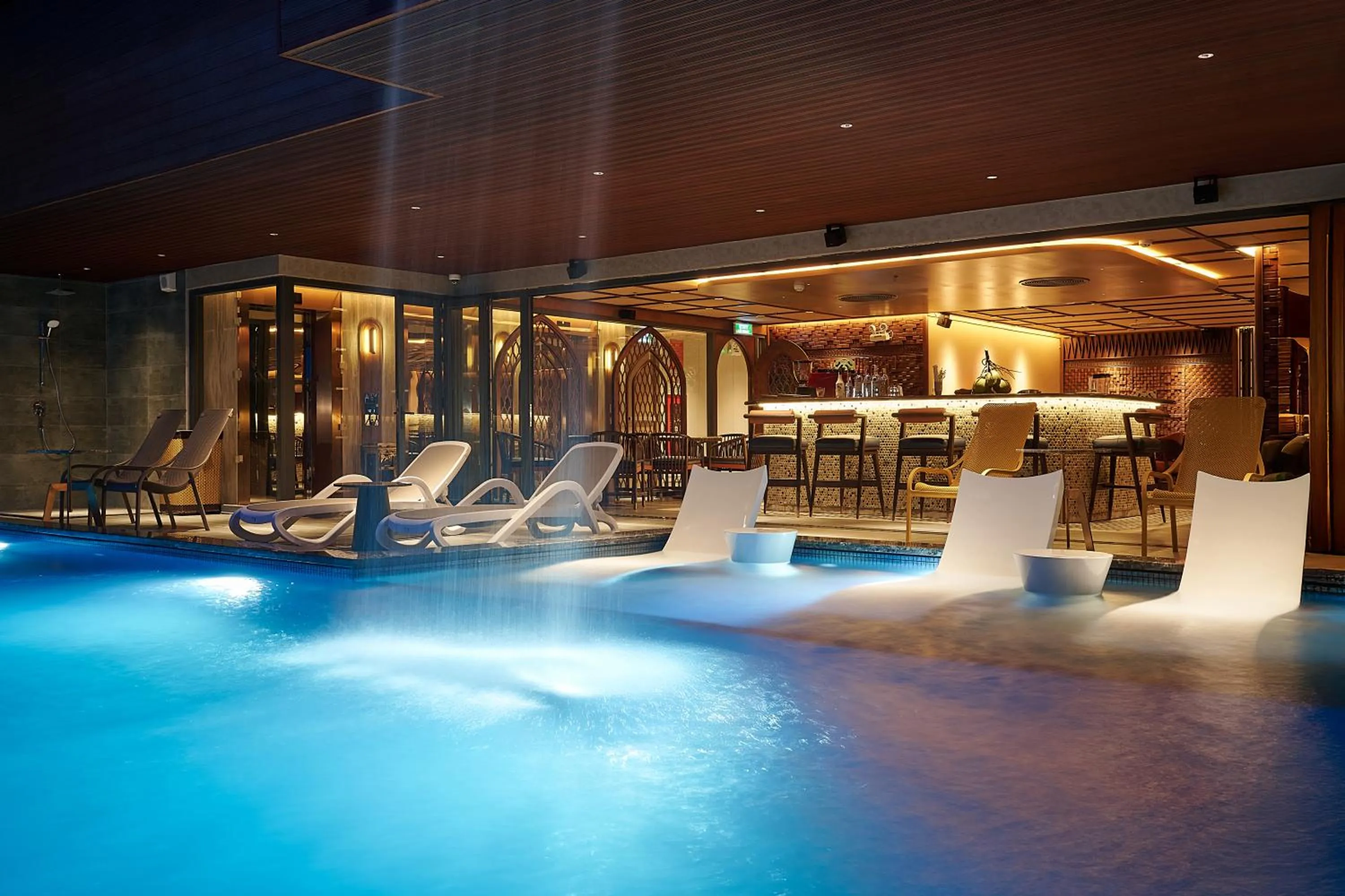 Pool view in Champton Nha Trang Hotel