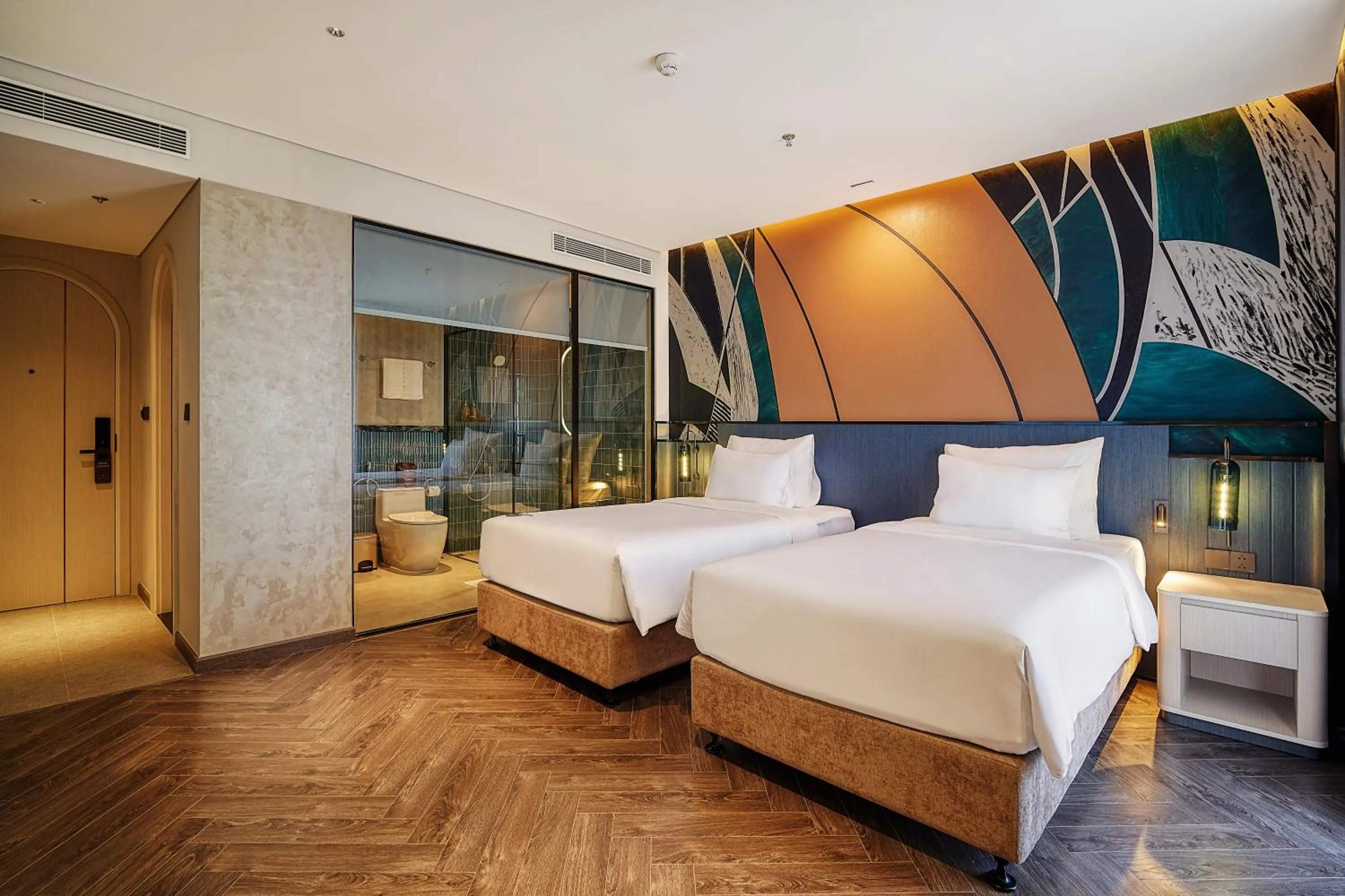 Bed in Champton Nha Trang Hotel