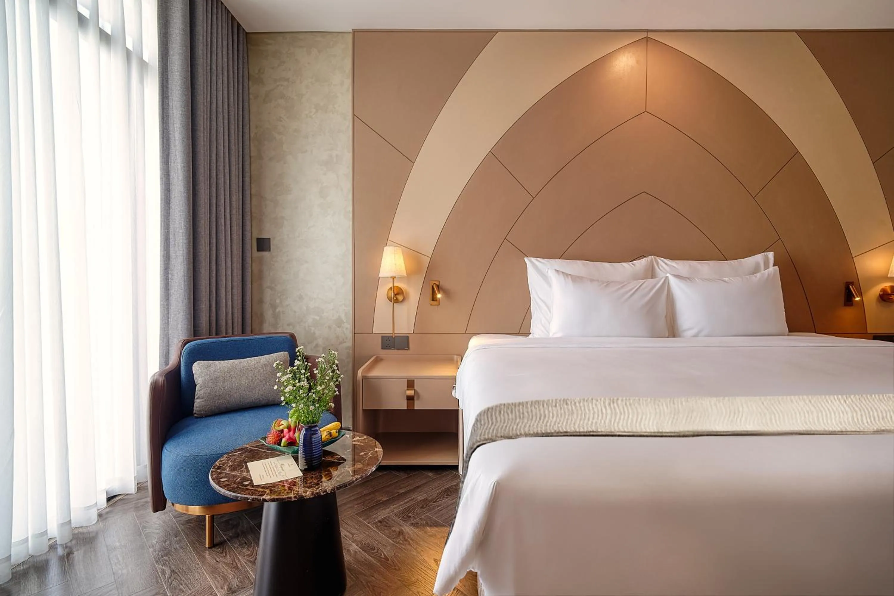 Bed in Champton Nha Trang Hotel