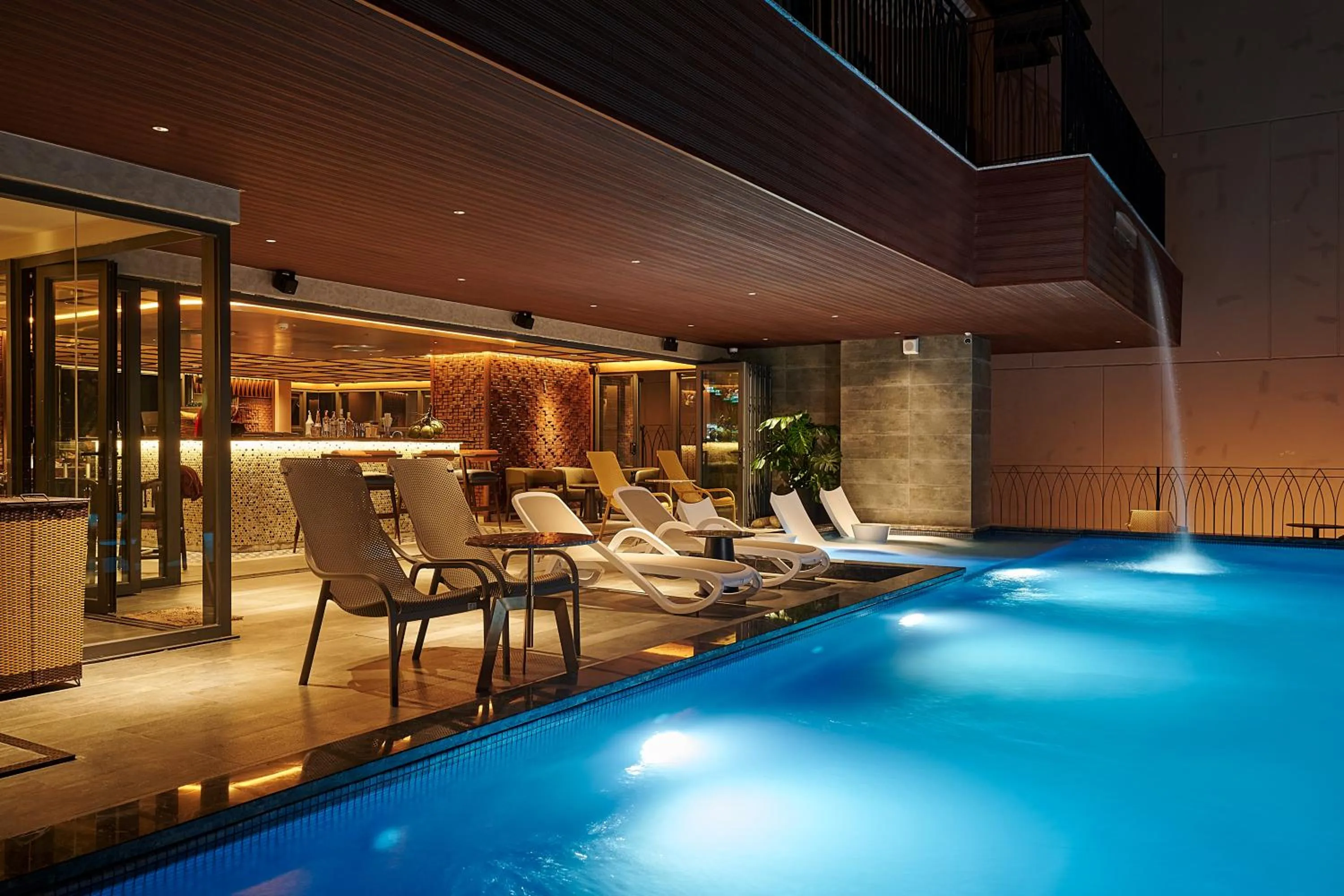 Pool view in Champton Nha Trang Hotel