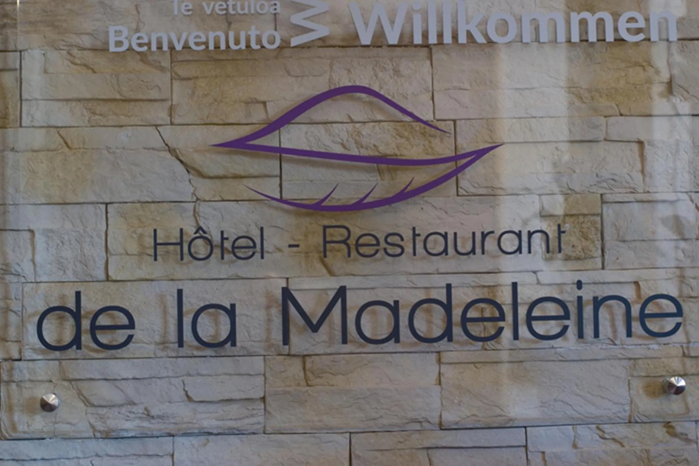 Property logo or sign in Logis Hotel Restaurant de La Madeleine