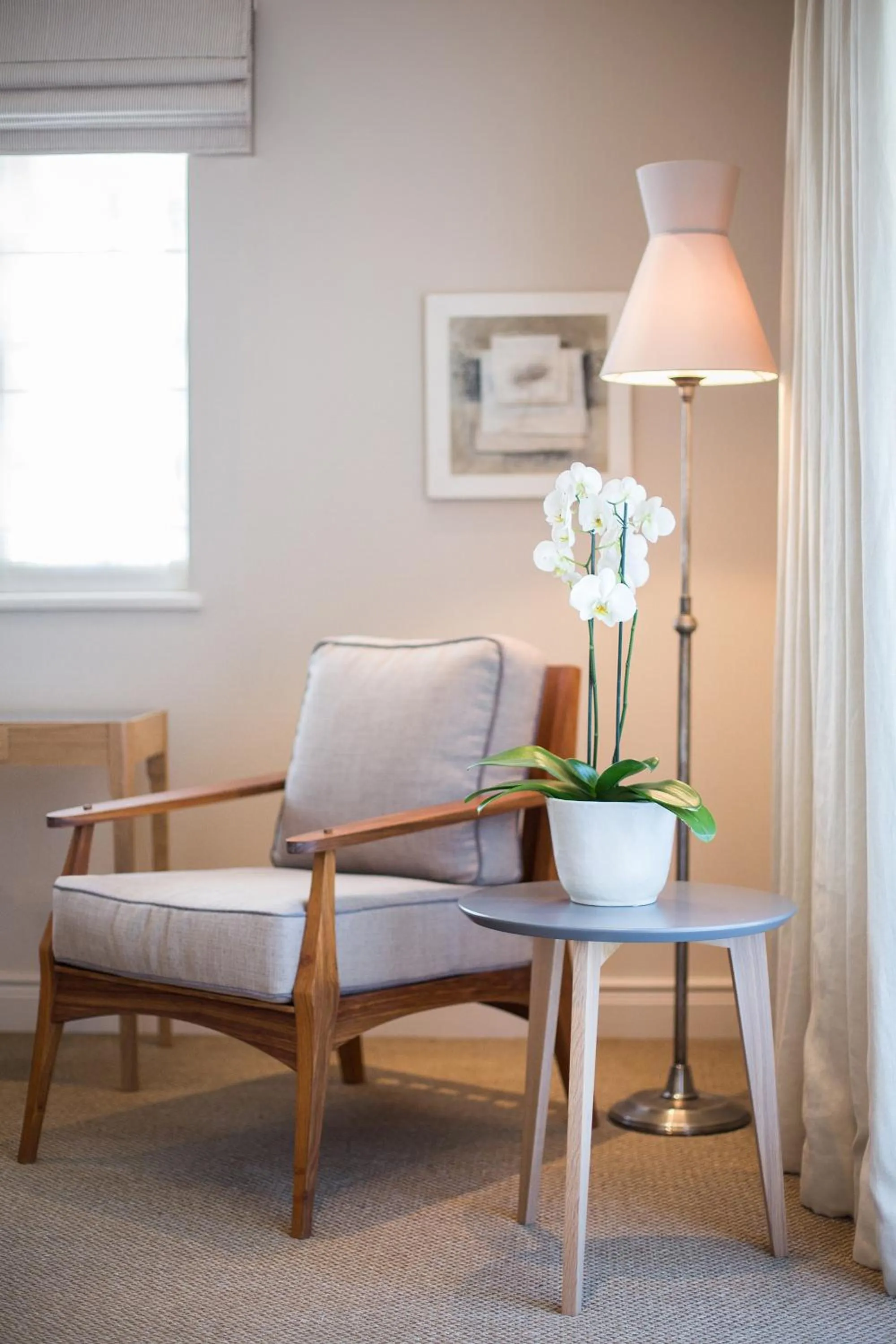 Seating area in Leeu House