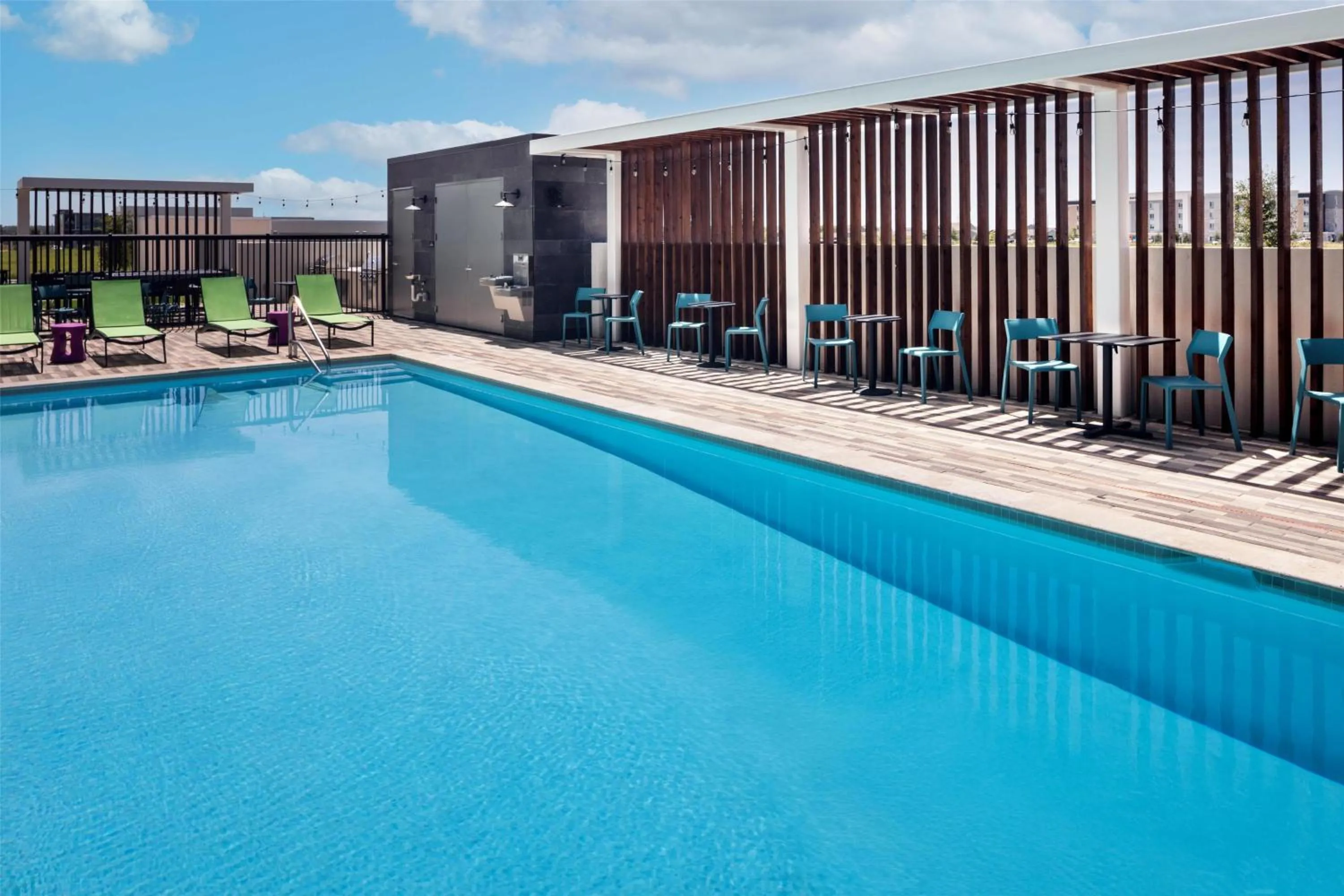 Pool view in Home2 Suites By Hilton Bastrop