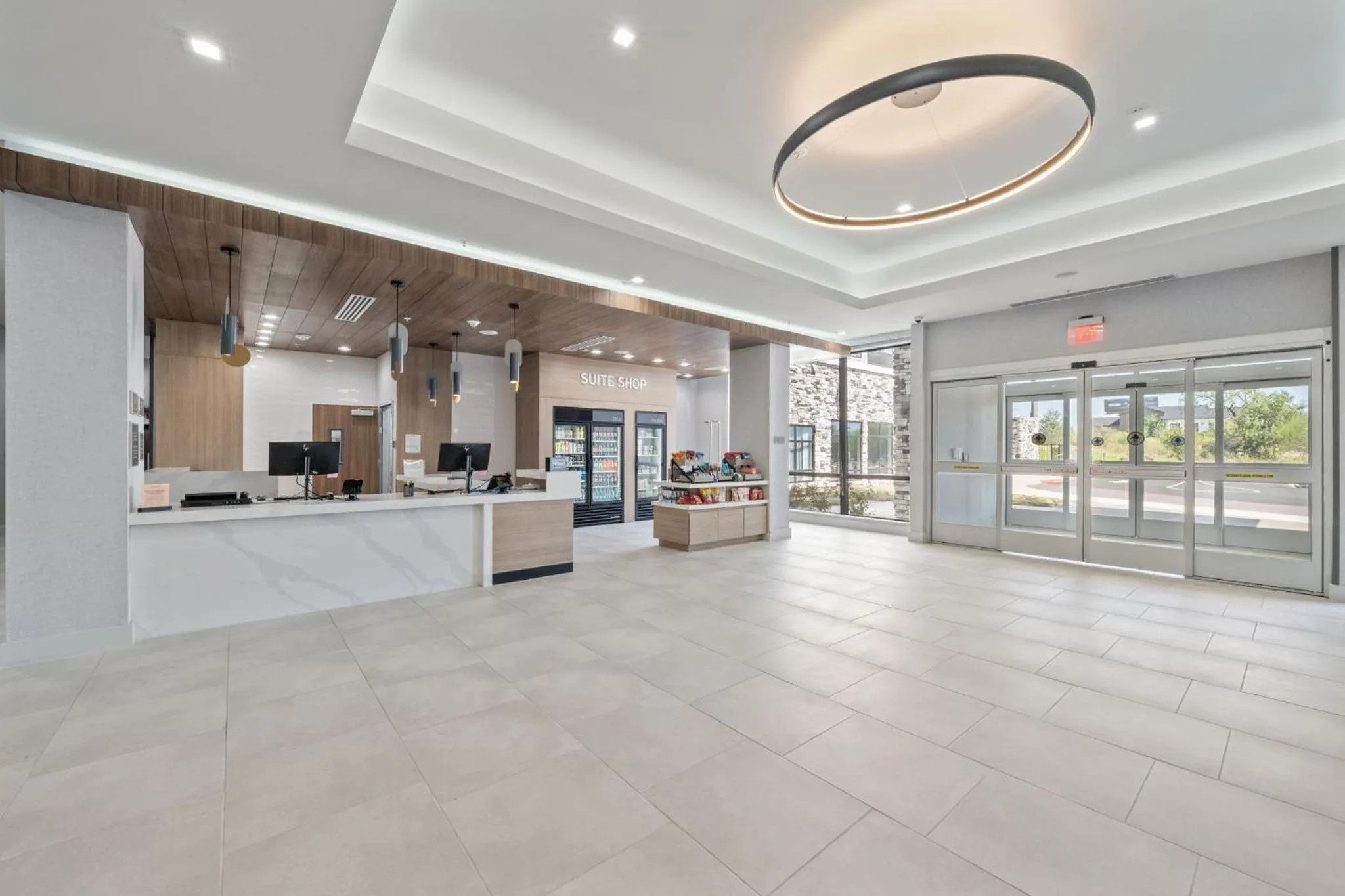 Lobby or reception in Homewood Suites By Hilton Austin Airport