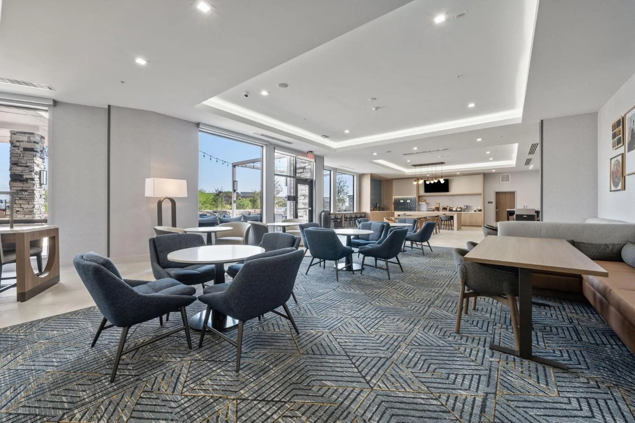 Lobby or reception in Homewood Suites By Hilton Austin Airport