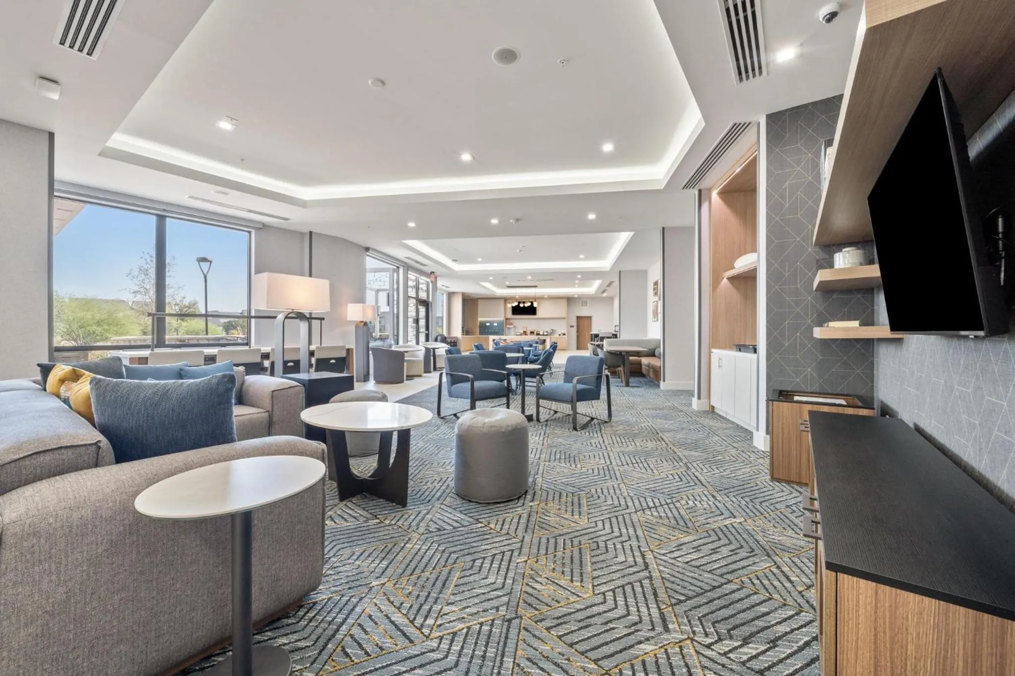 Lobby or reception in Homewood Suites By Hilton Austin Airport