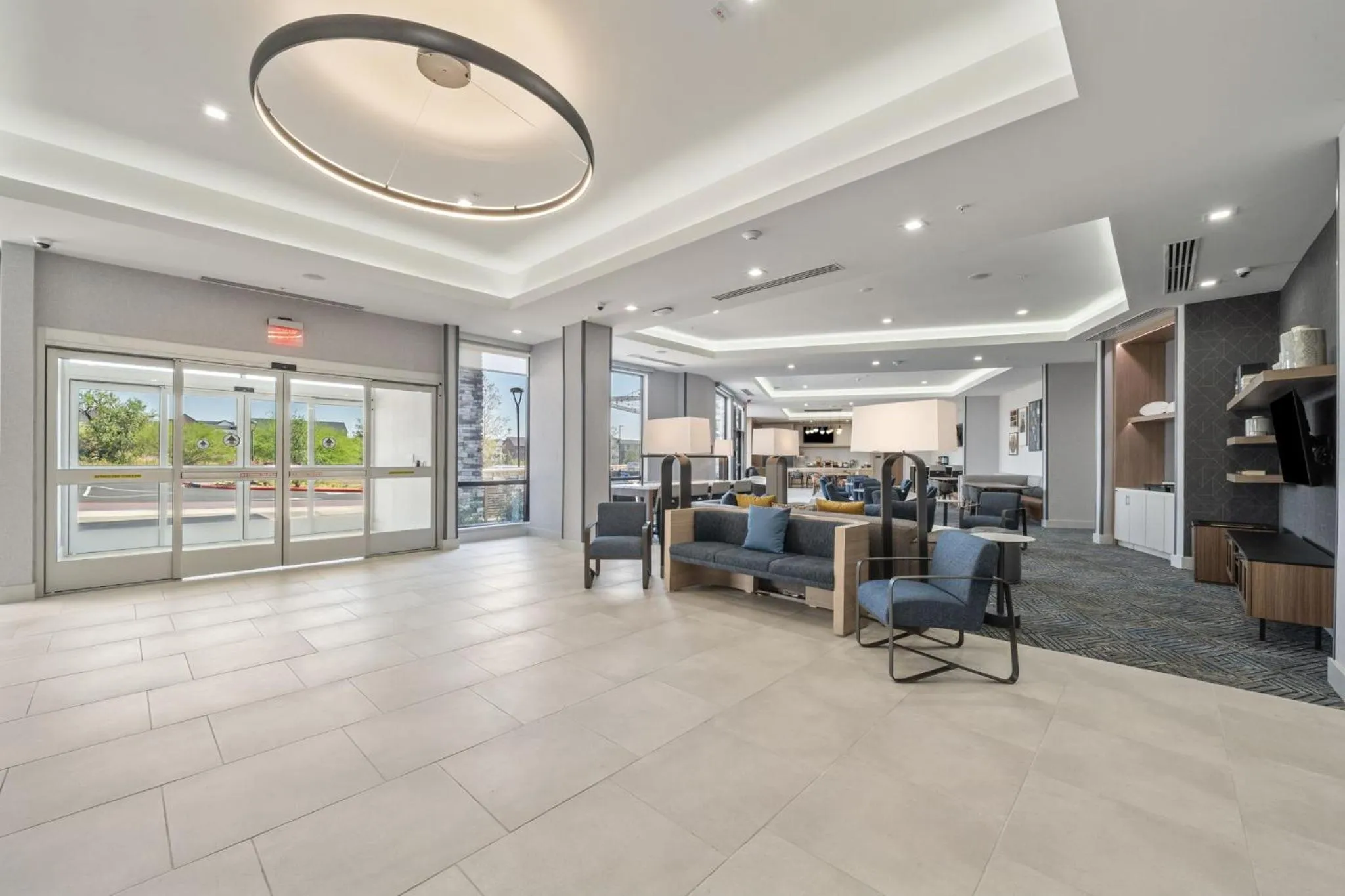 Lobby or reception in Homewood Suites By Hilton Austin Airport