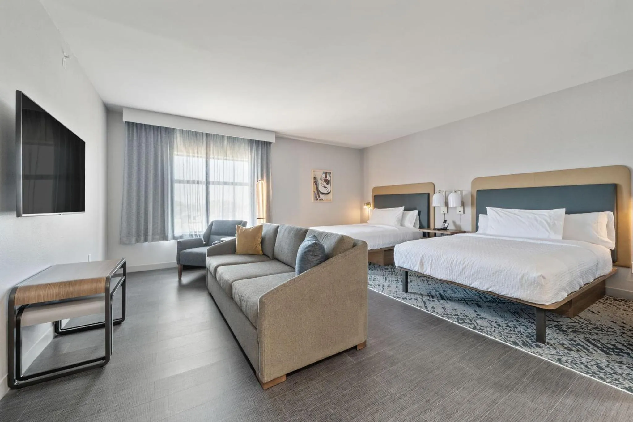 Bed in Homewood Suites By Hilton Austin Airport