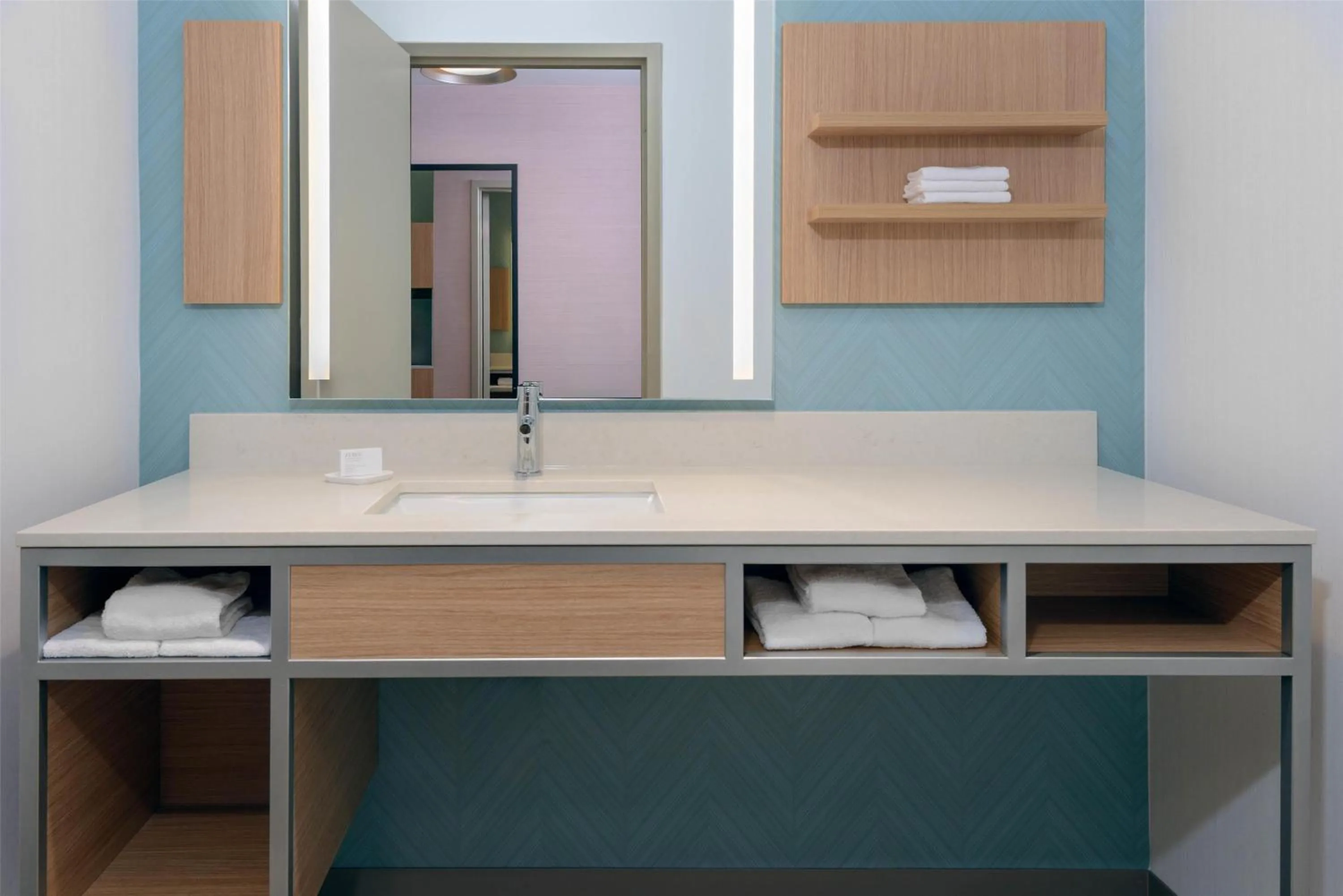 Bathroom in Hilton Garden Inn Cape Canaveral Near Cocoa Beach