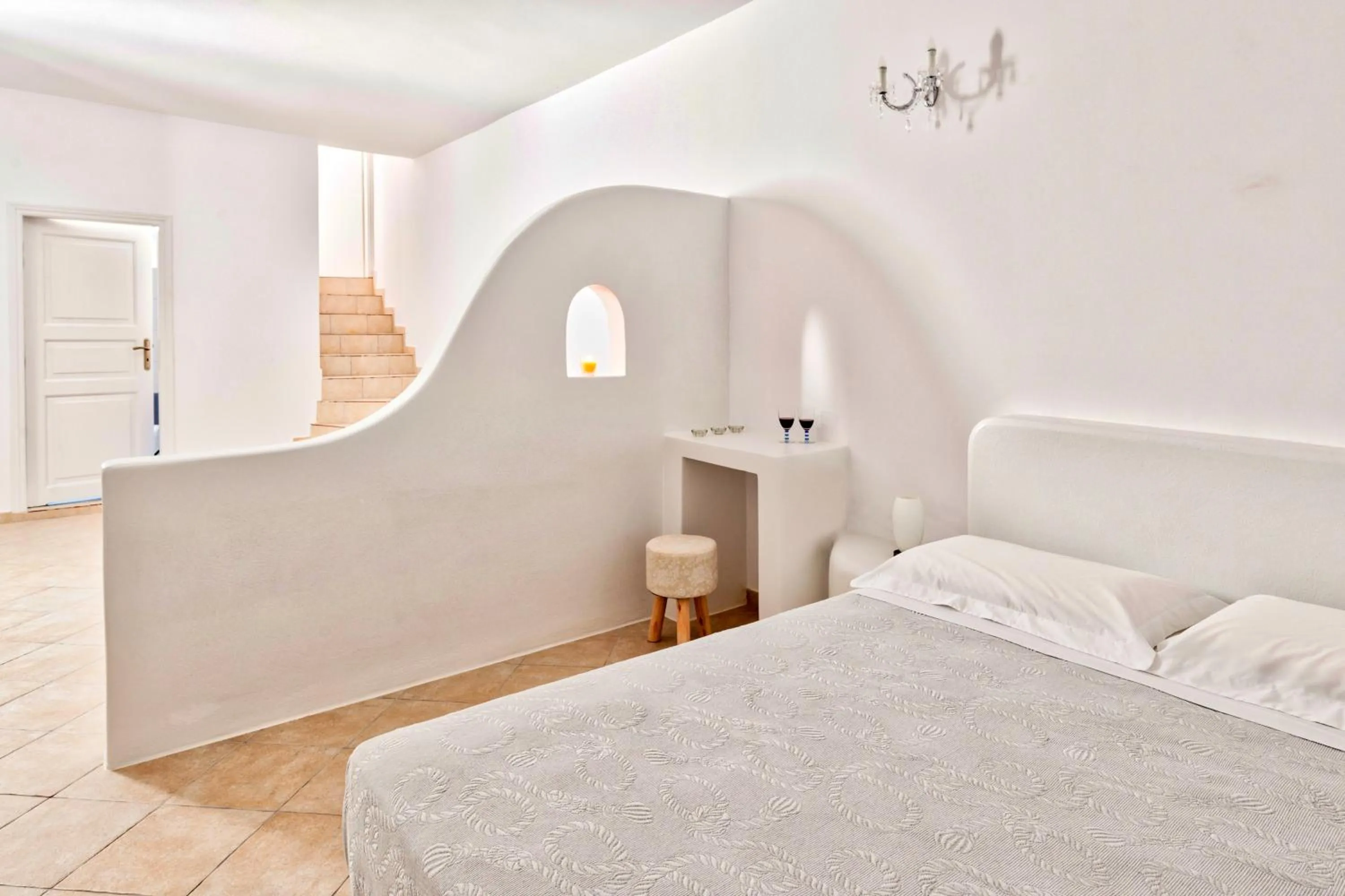 Photo of the whole room, Bed in Katharos Pool Villas