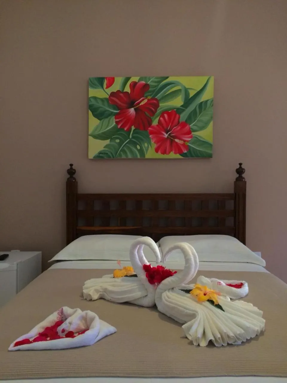 Bed in Pousada Das Roseiras