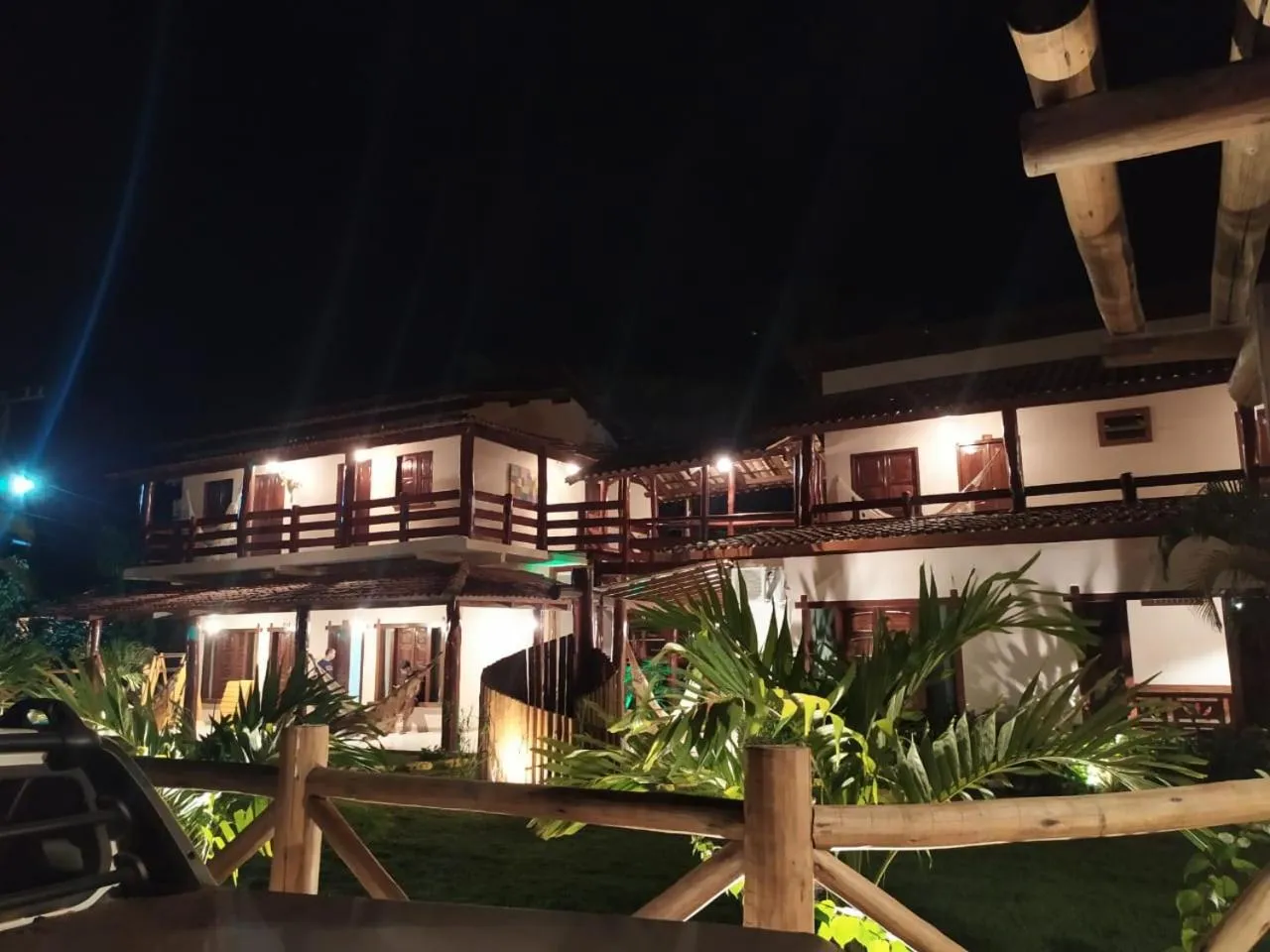 Property building in Pousada Das Roseiras