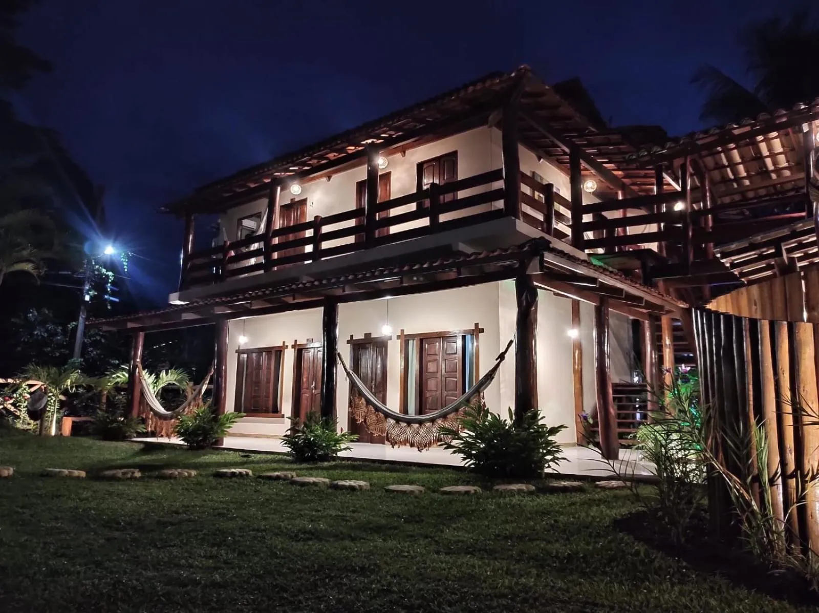 Property building in Pousada Das Roseiras