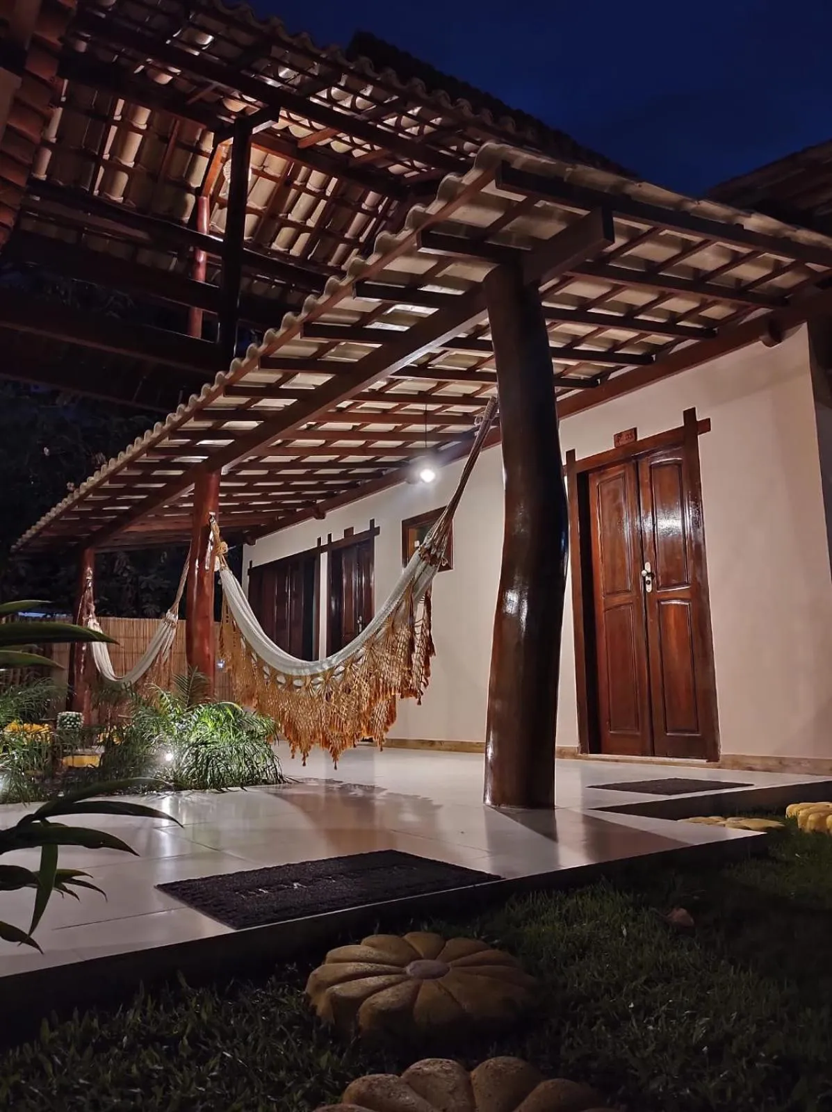 Patio in Pousada Das Roseiras