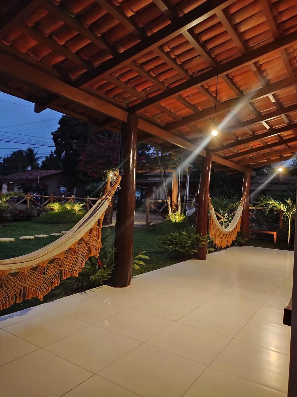 Patio in Pousada Das Roseiras