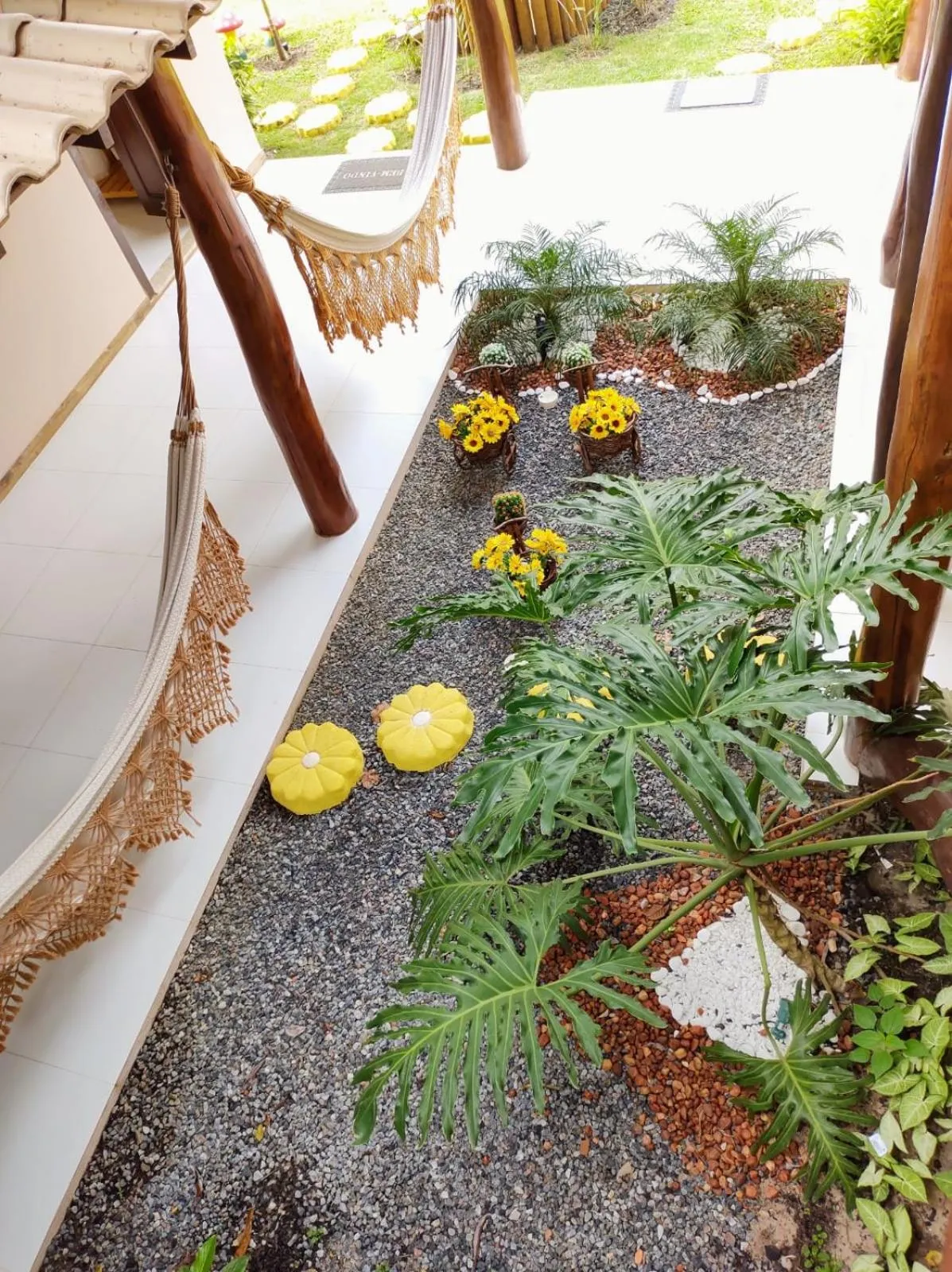 Garden in Pousada Das Roseiras