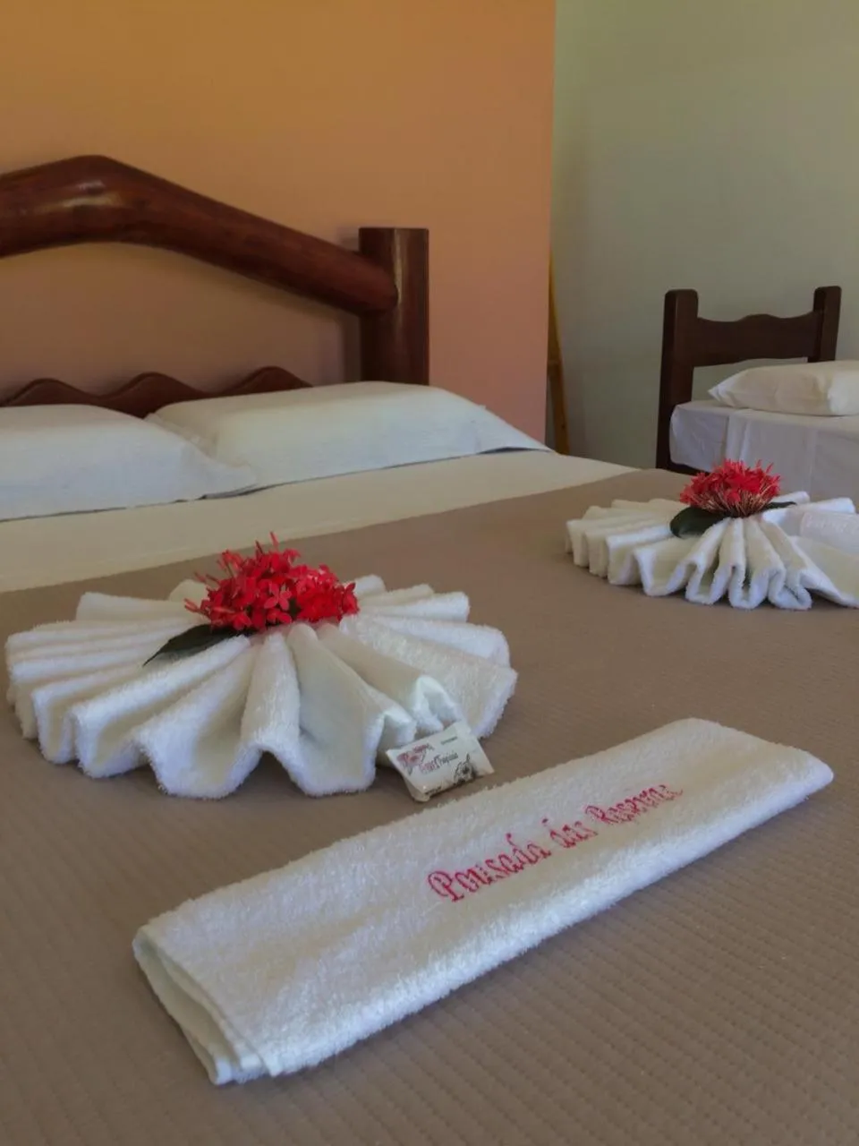 Bed in Pousada Das Roseiras