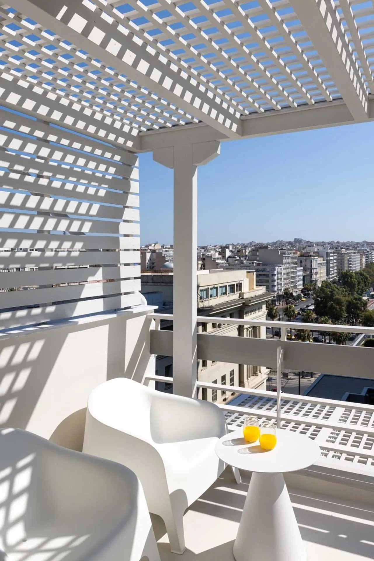 City view in Port Tower Piraeus