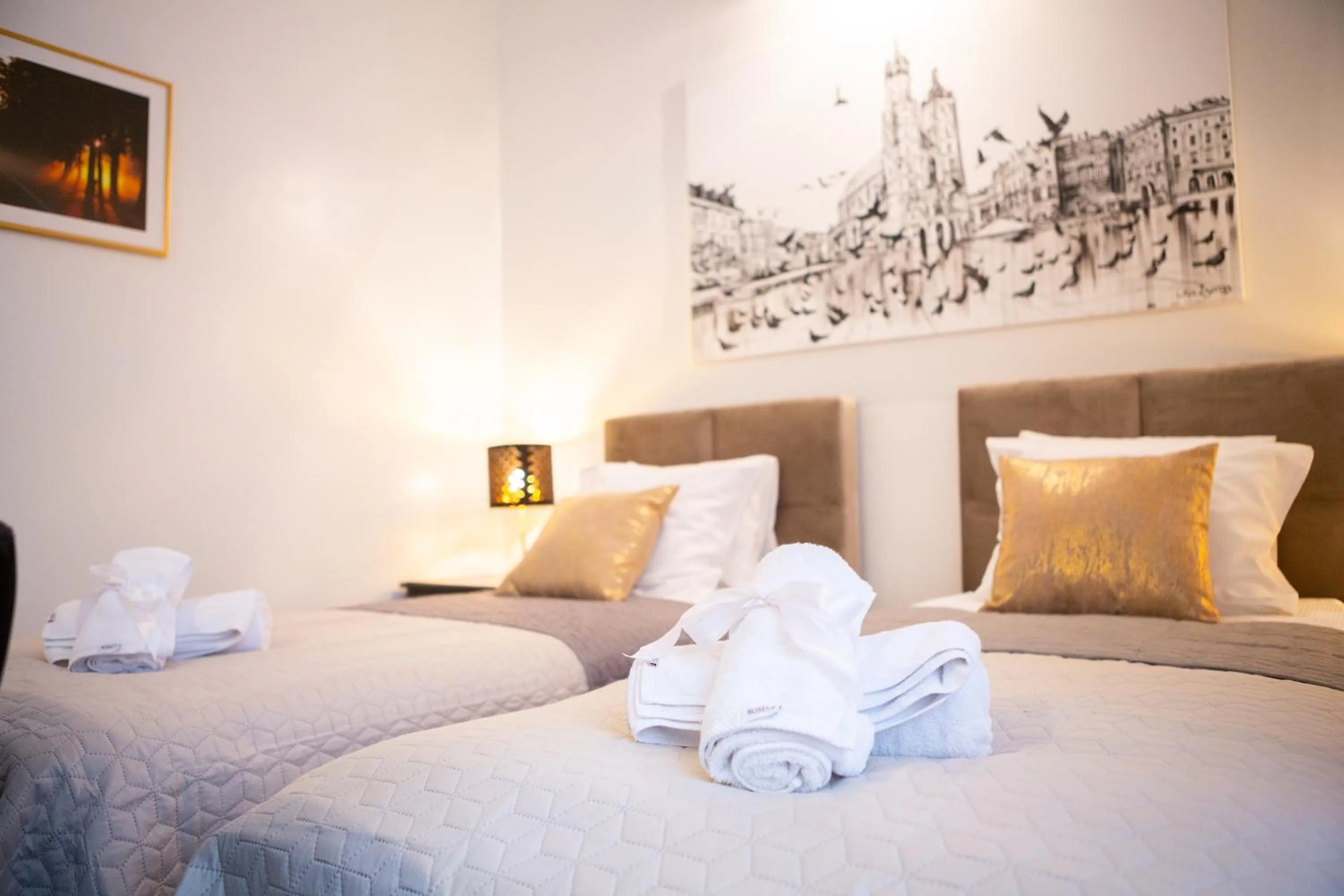 Bed in Apartments Roman