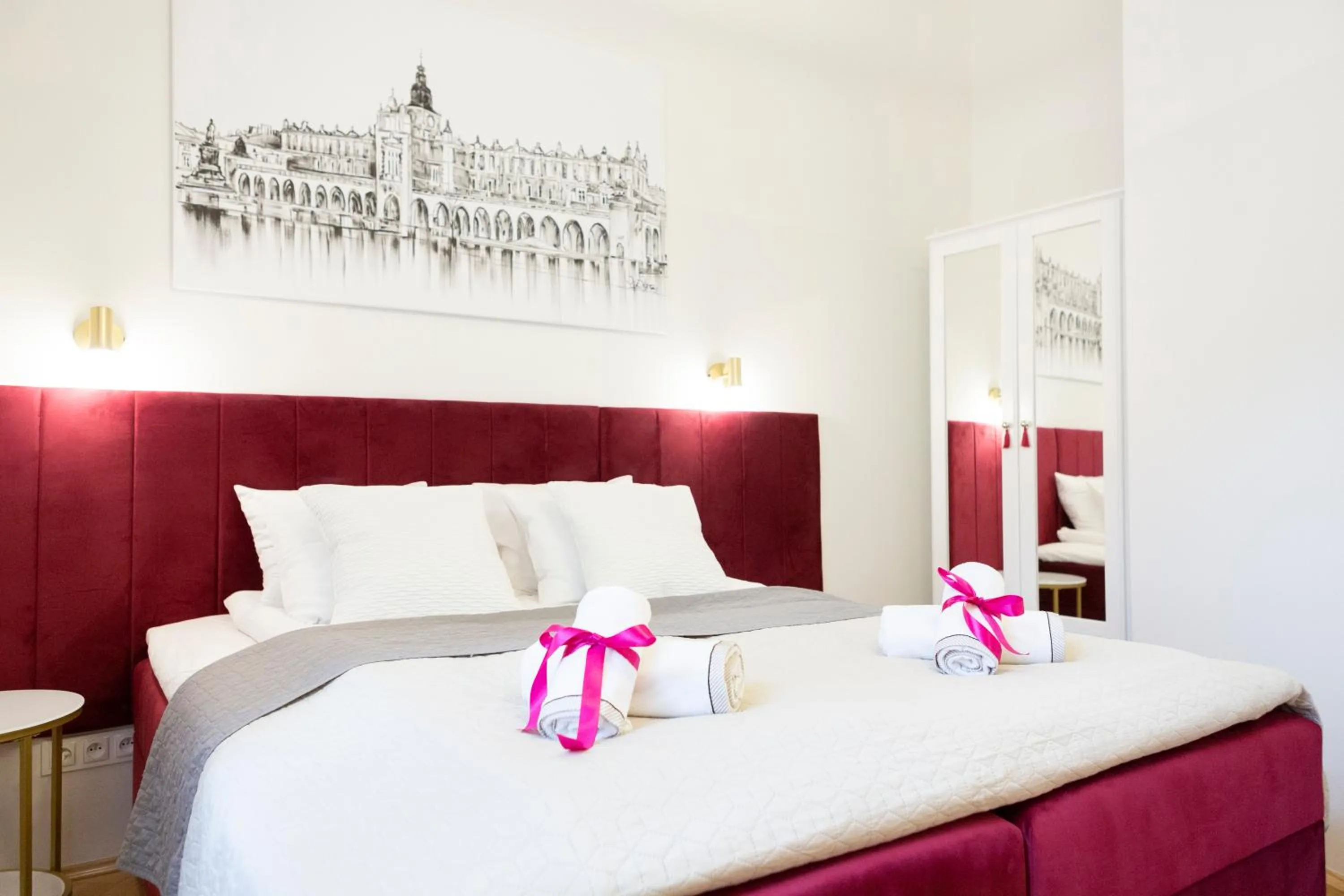 Bedroom, Bed in Apartments Roman