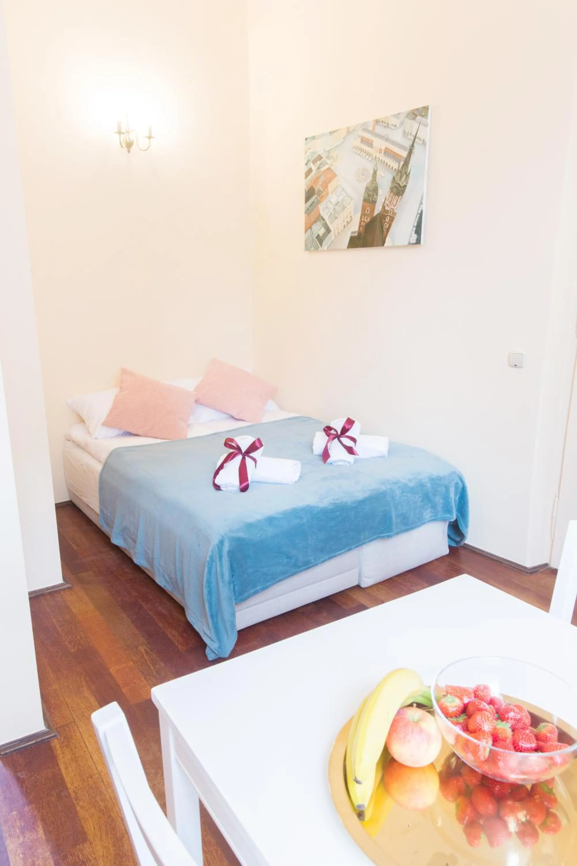 Bed in Apartments Roman