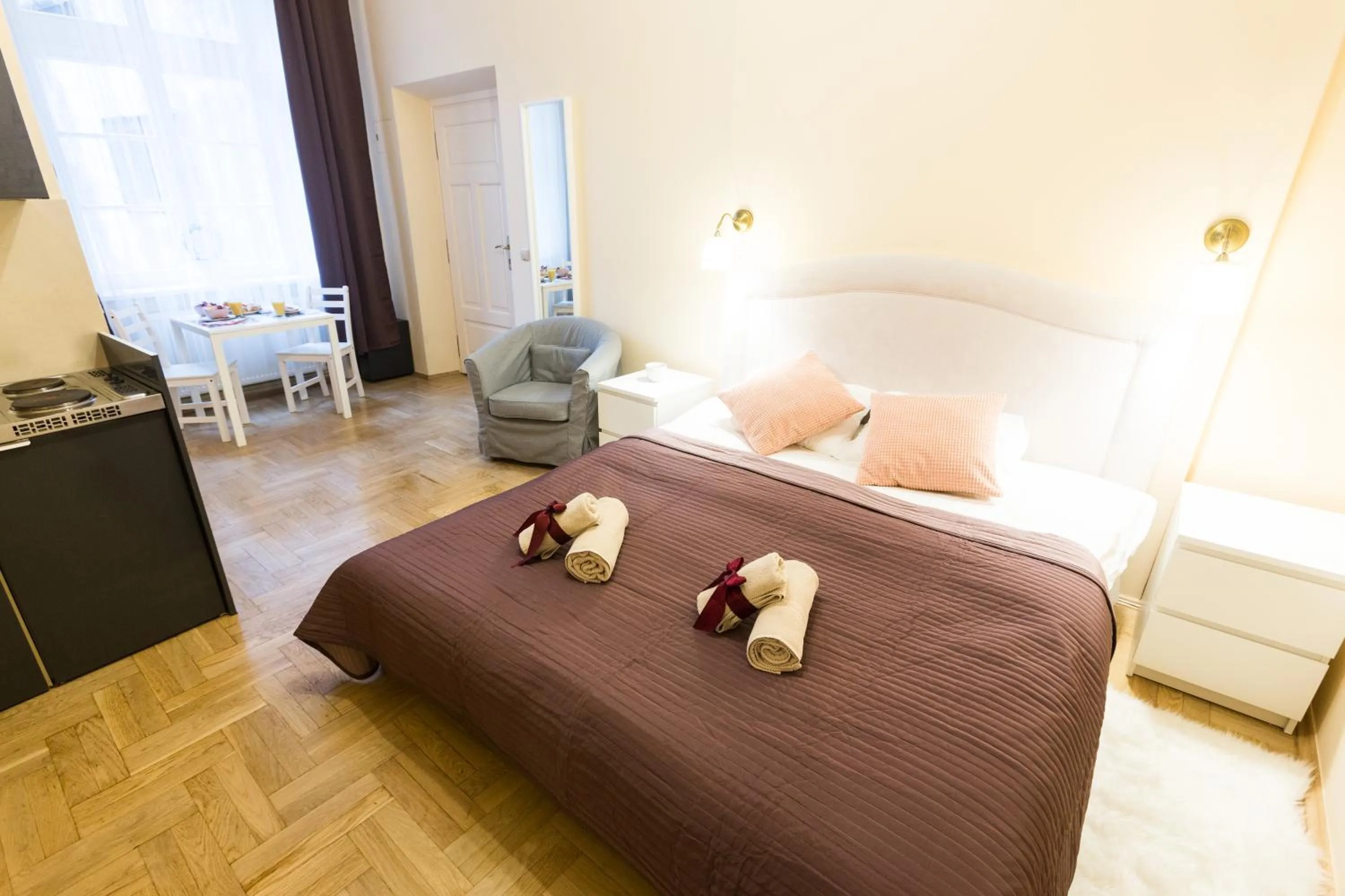 Photo of the whole room, Bed in Apartments Roman