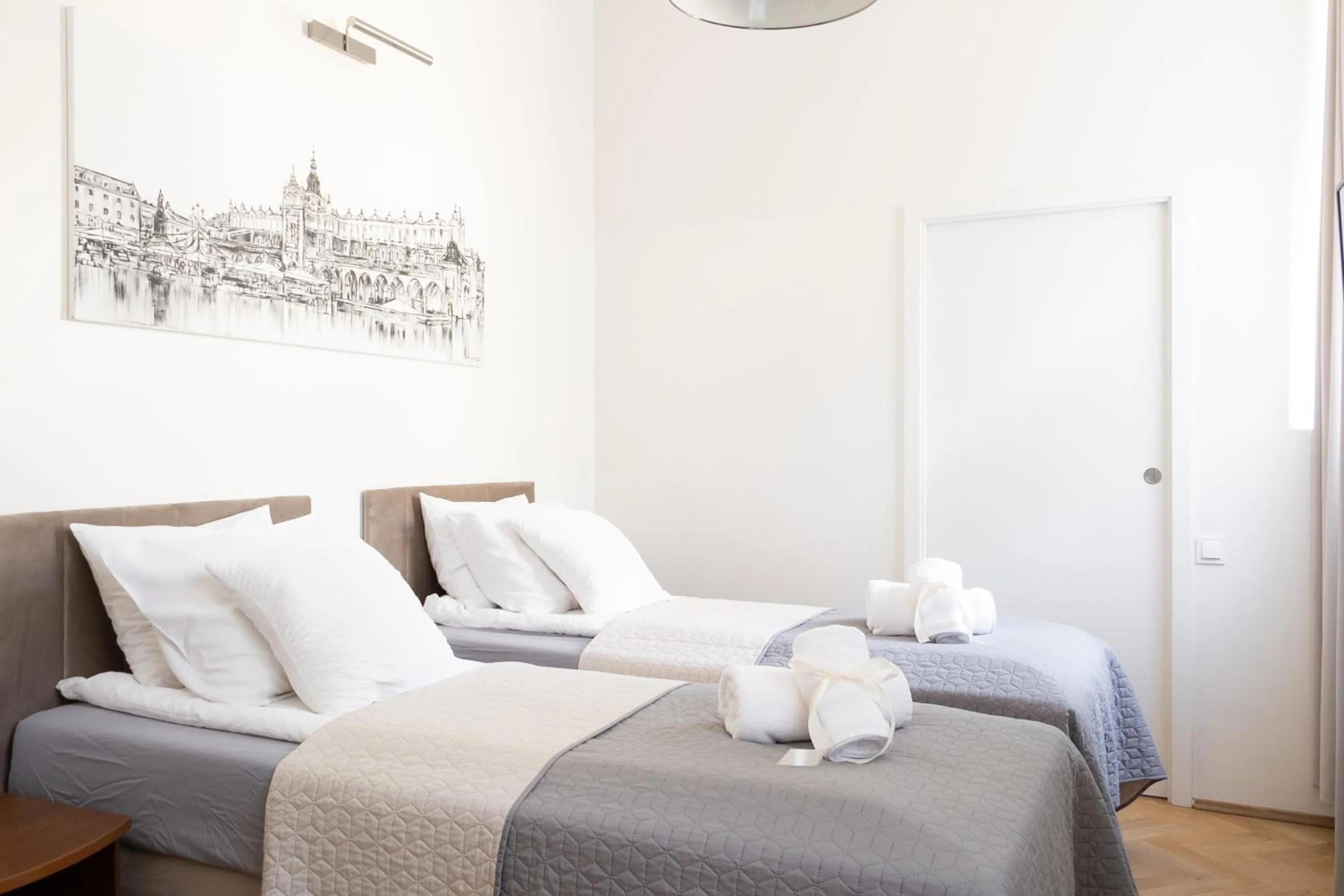 Bed in Apartments Roman