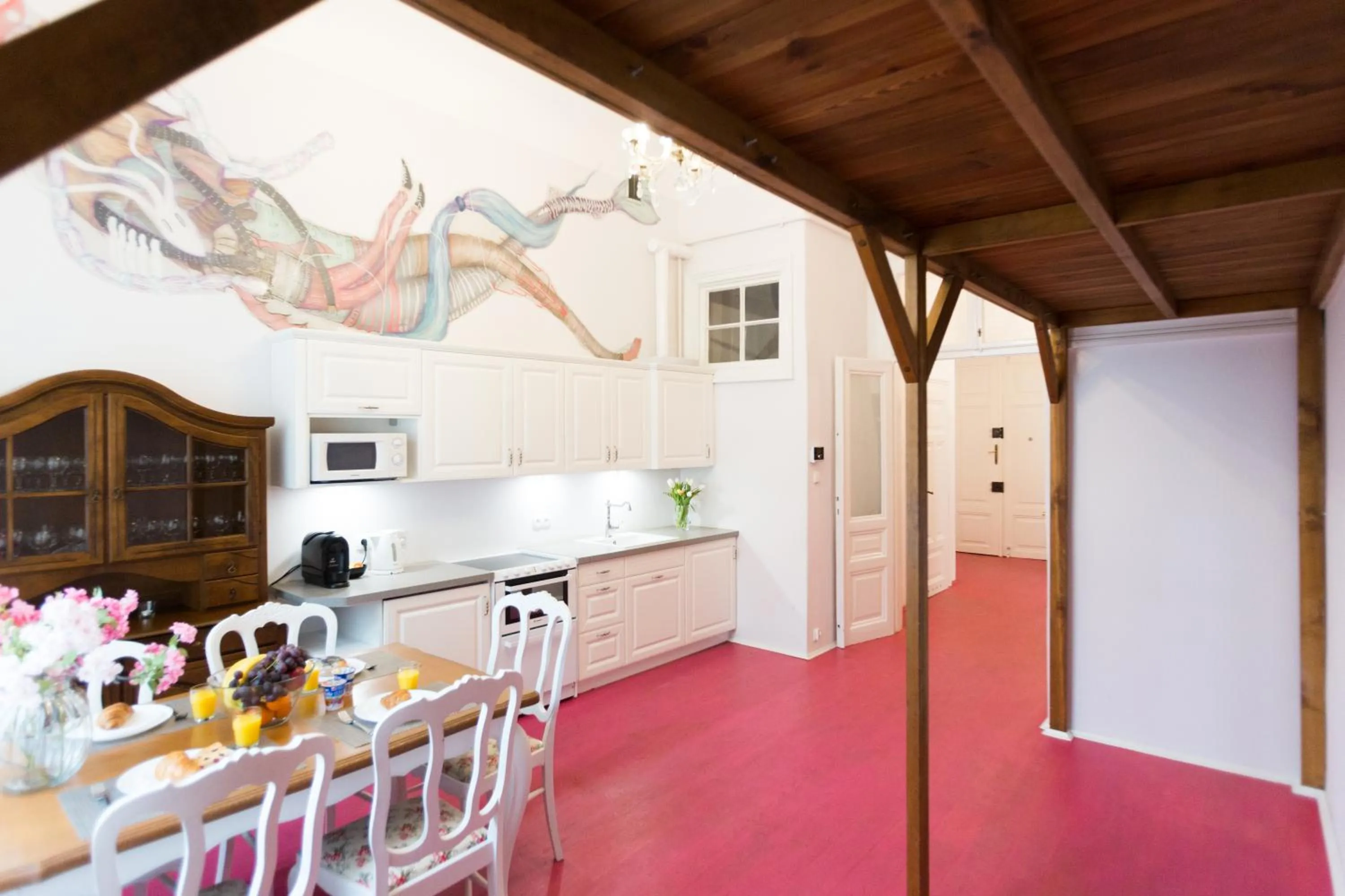 Kitchen or kitchenette in Apartments Roman