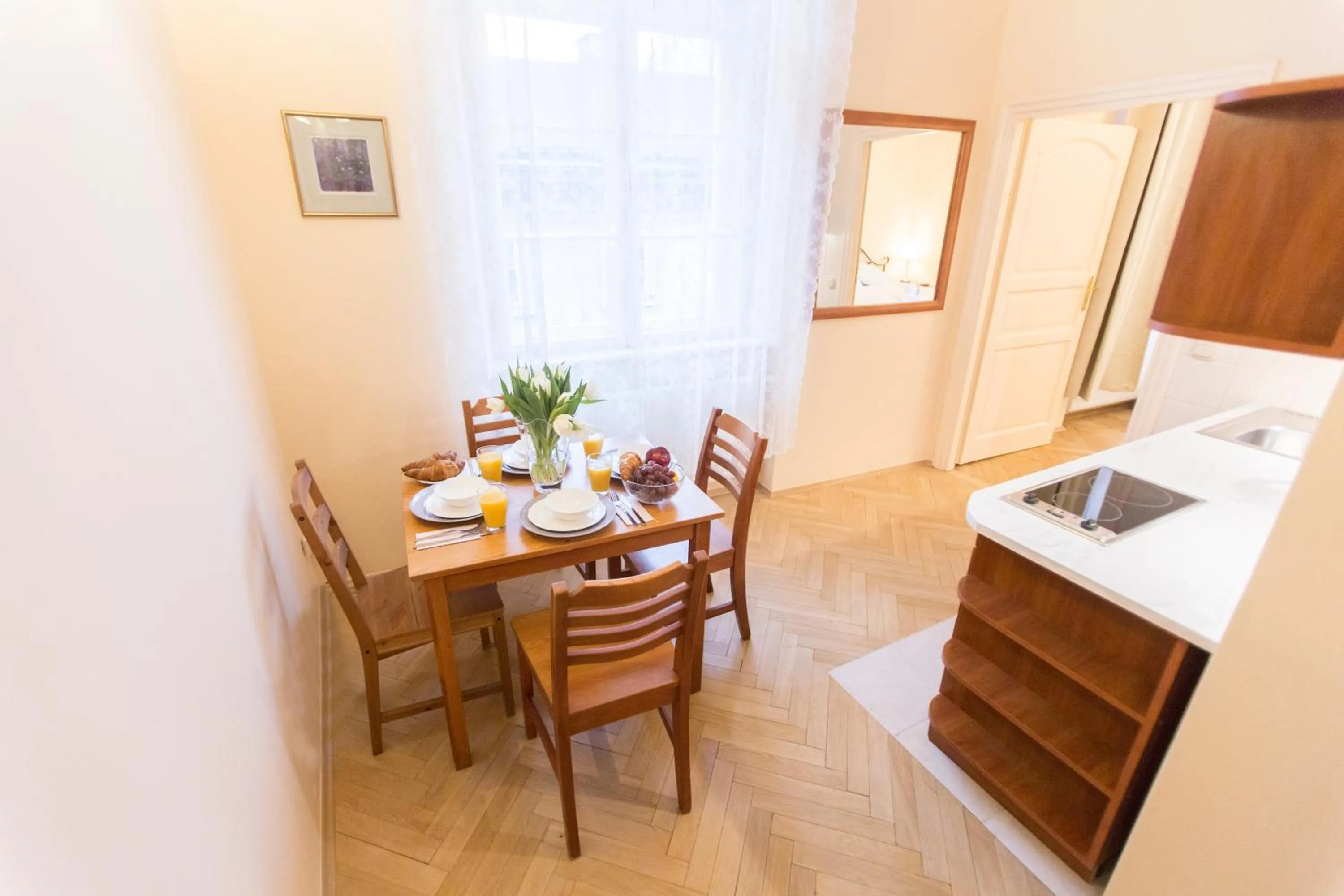 Kitchen or kitchenette in Apartments Roman