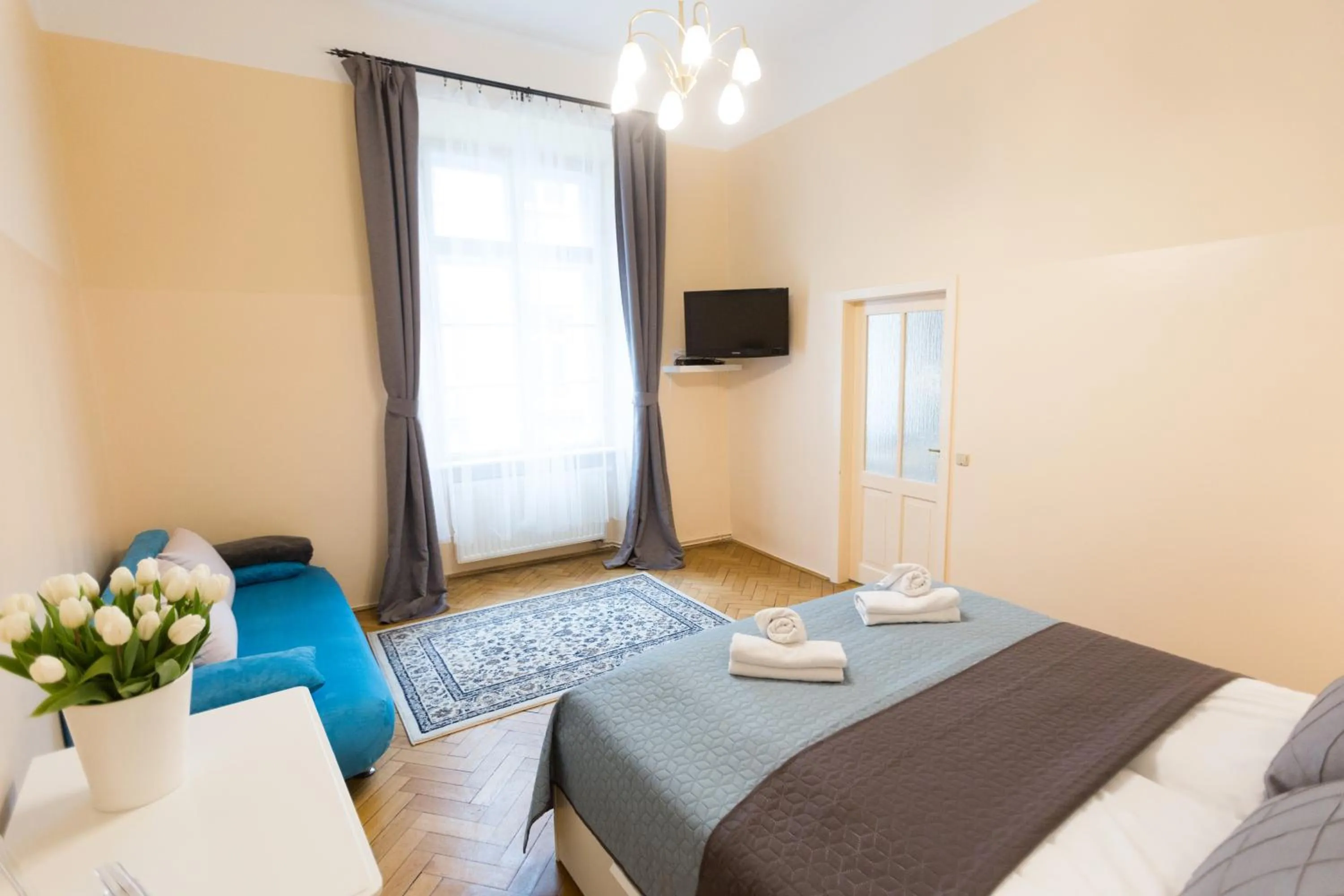 Photo of the whole room, Bed in Apartments Roman