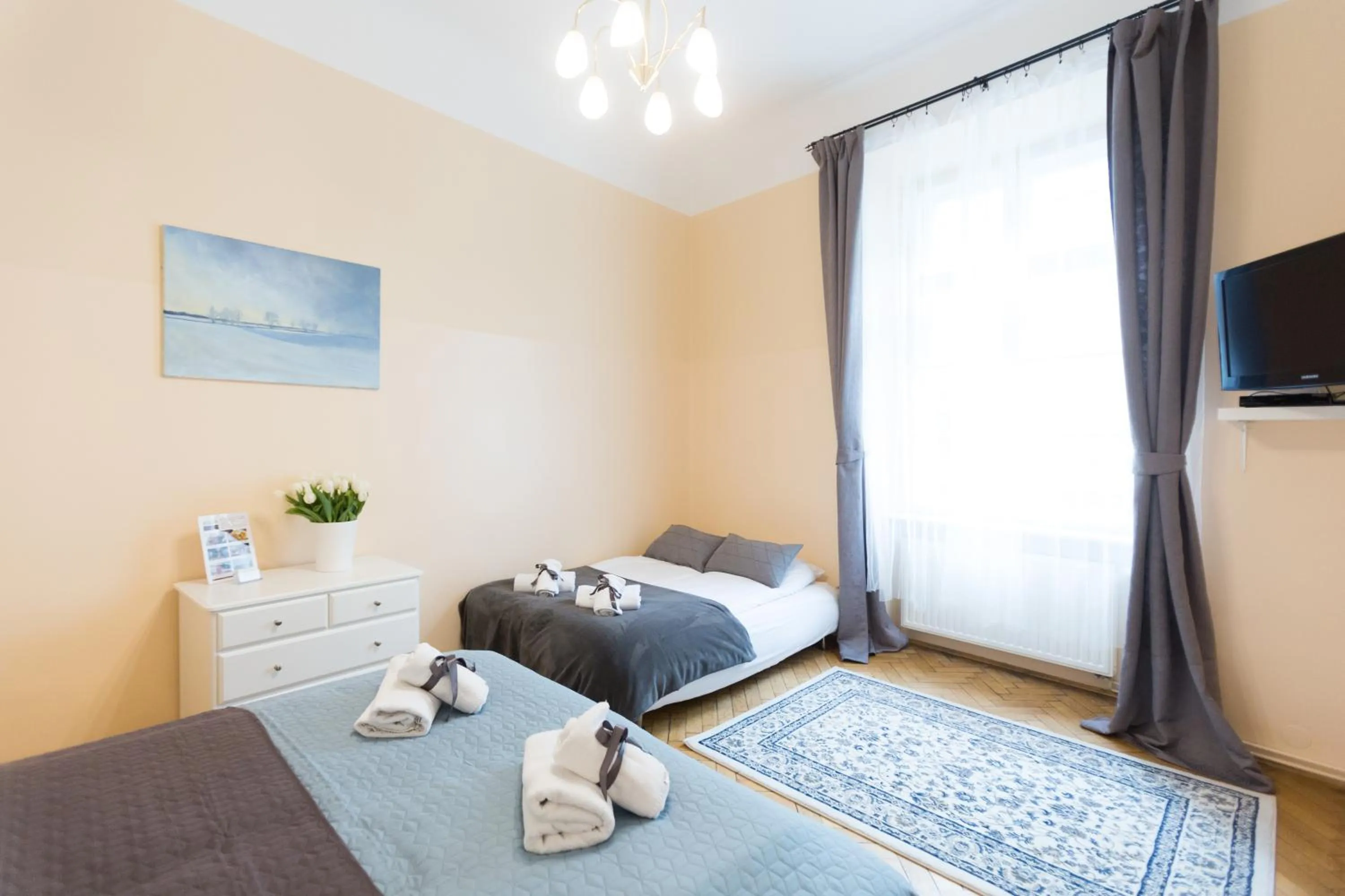 Photo of the whole room, Bed in Apartments Roman